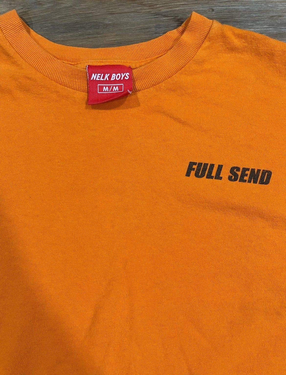 Full Send Orange Full Send Tee by Nelk Boys Size US M / EU 48-50 / 2 - 1 Thumbnail
