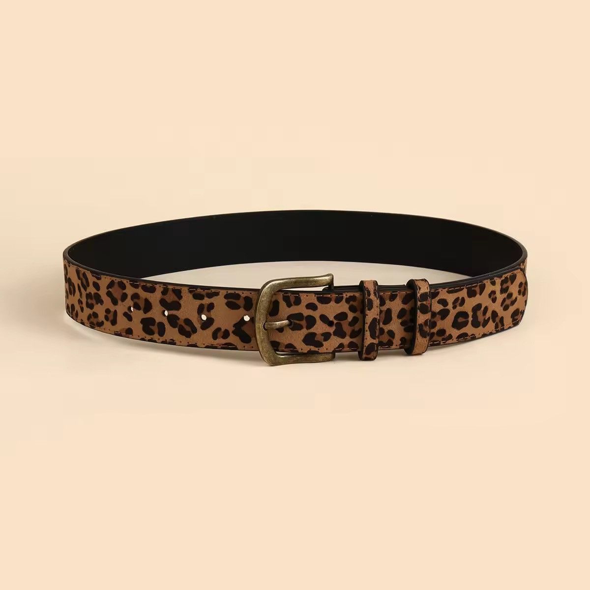 Japanese Brand 2000s leopard cheetah print belt Size 32 - 3 Thumbnail
