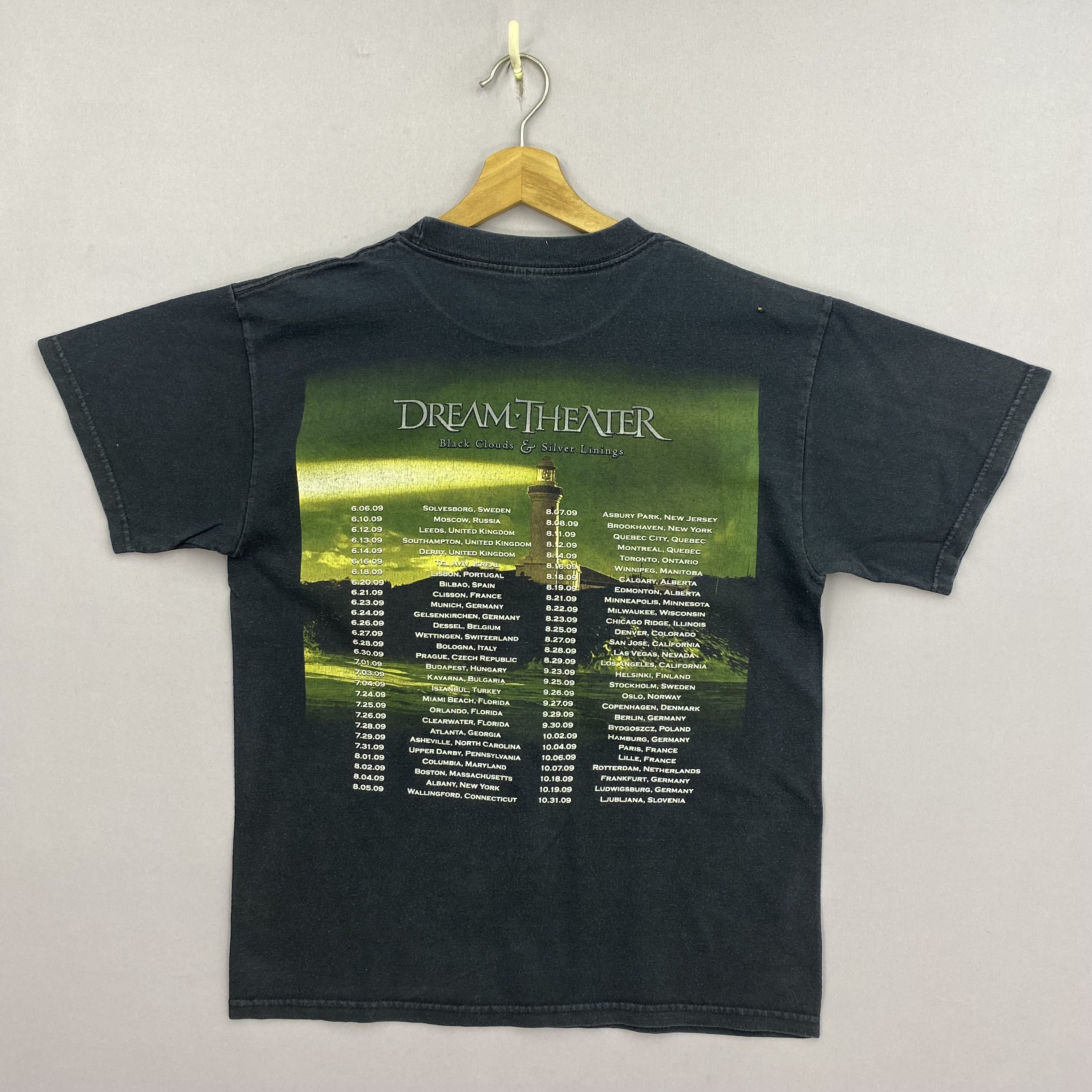 Band Tees × Vintage Vintage 00s Dream Theater T-Shirt Rock Band Tour Tee Size US M / EU 48-50 / 2 - 2 Thumbnail