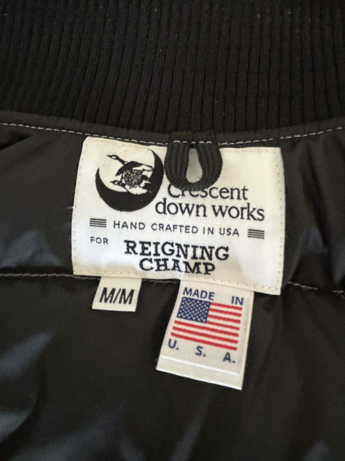 Crescent Down Works × Reigning Champ Reigning Champ X Crescent Down Works Printed Poly Down Vest Size US M / EU 48-50 / 2 - 7 Thumbnail