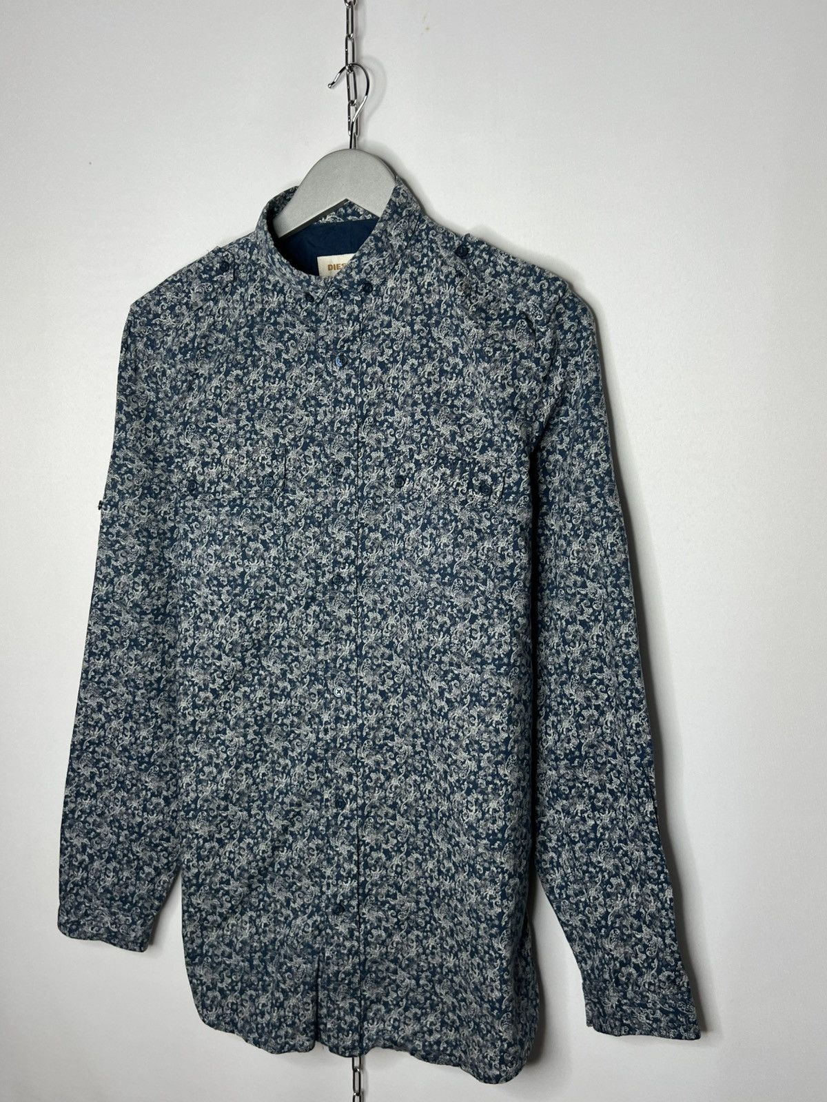 Diesel Diesel Overprinted Long Sleeve Shirt Rare Size US M / EU 48-50 / 2 - 2 Thumbnail