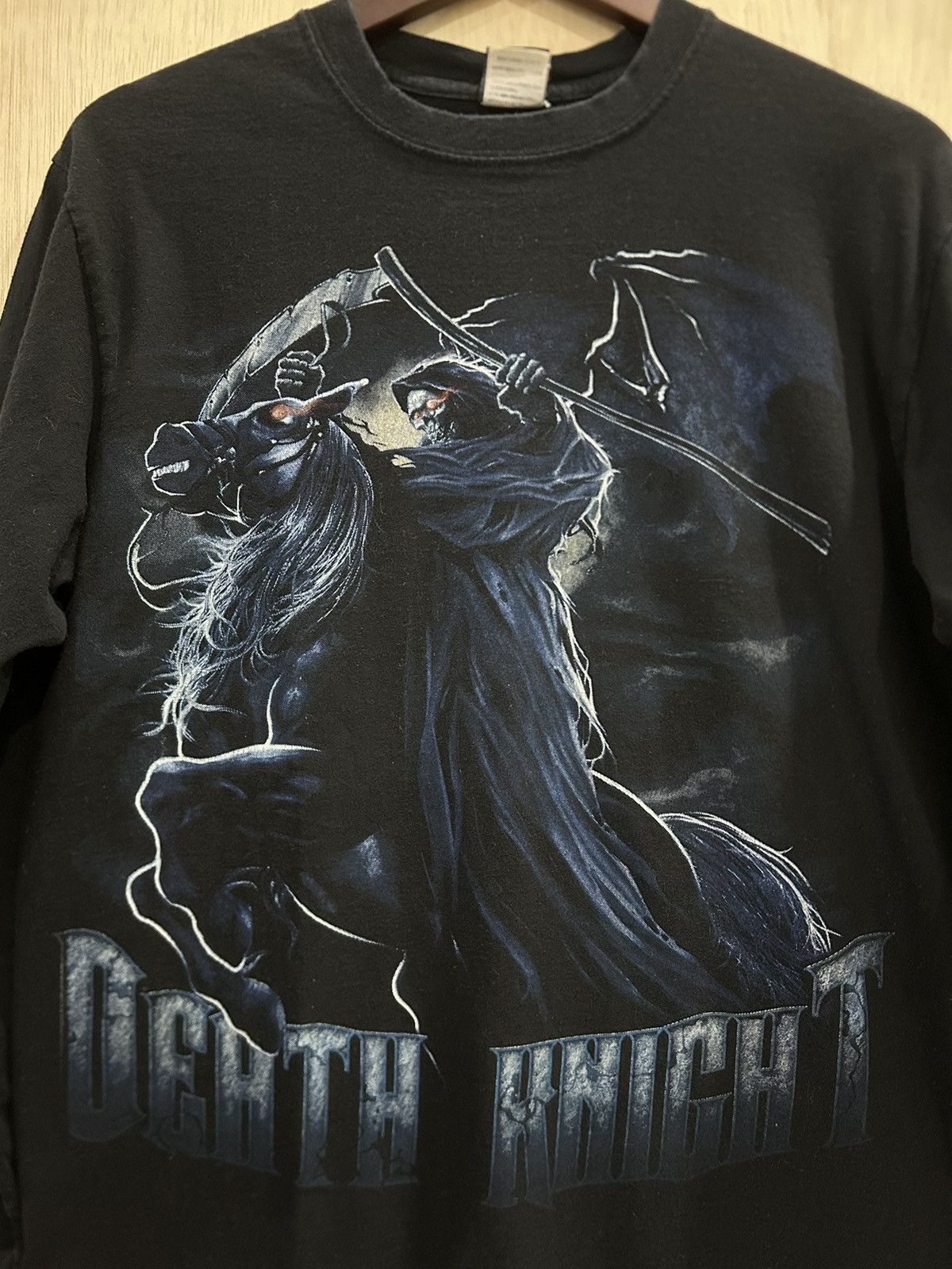 Vintage 2000s Death Knight Grim Reaper Overprint Size US L / EU 52-54 / 3 - 3 Thumbnail
