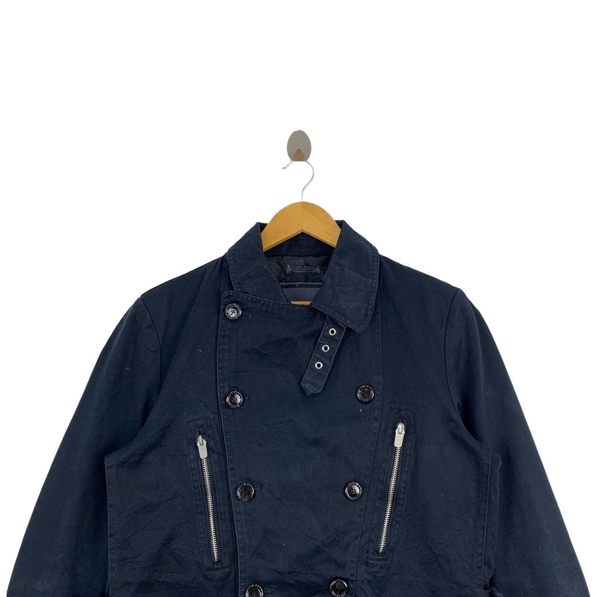 Zara ZARA MAN Fashion Designer Casualwear Peacoat Jacket Size US L / EU 52-54 / 3 - 3 Thumbnail