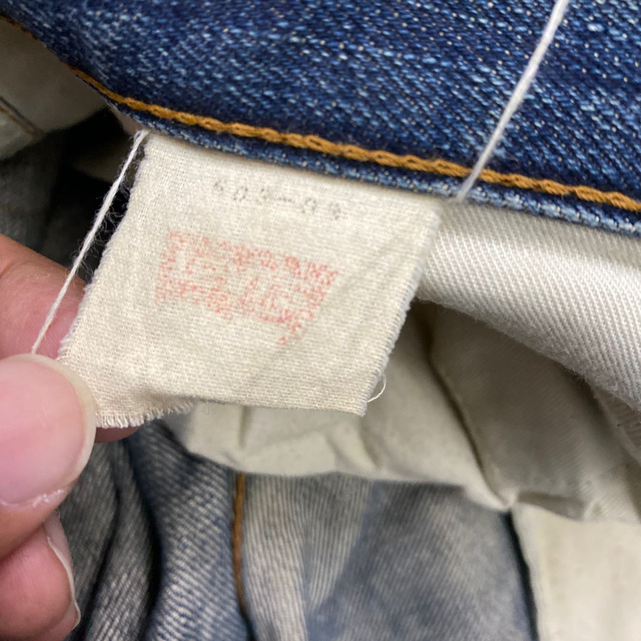 Levi's 💥Rare💥Vintage 90S Levis 503 Big Size Distressed Denim Size US 41 - 16 Thumbnail