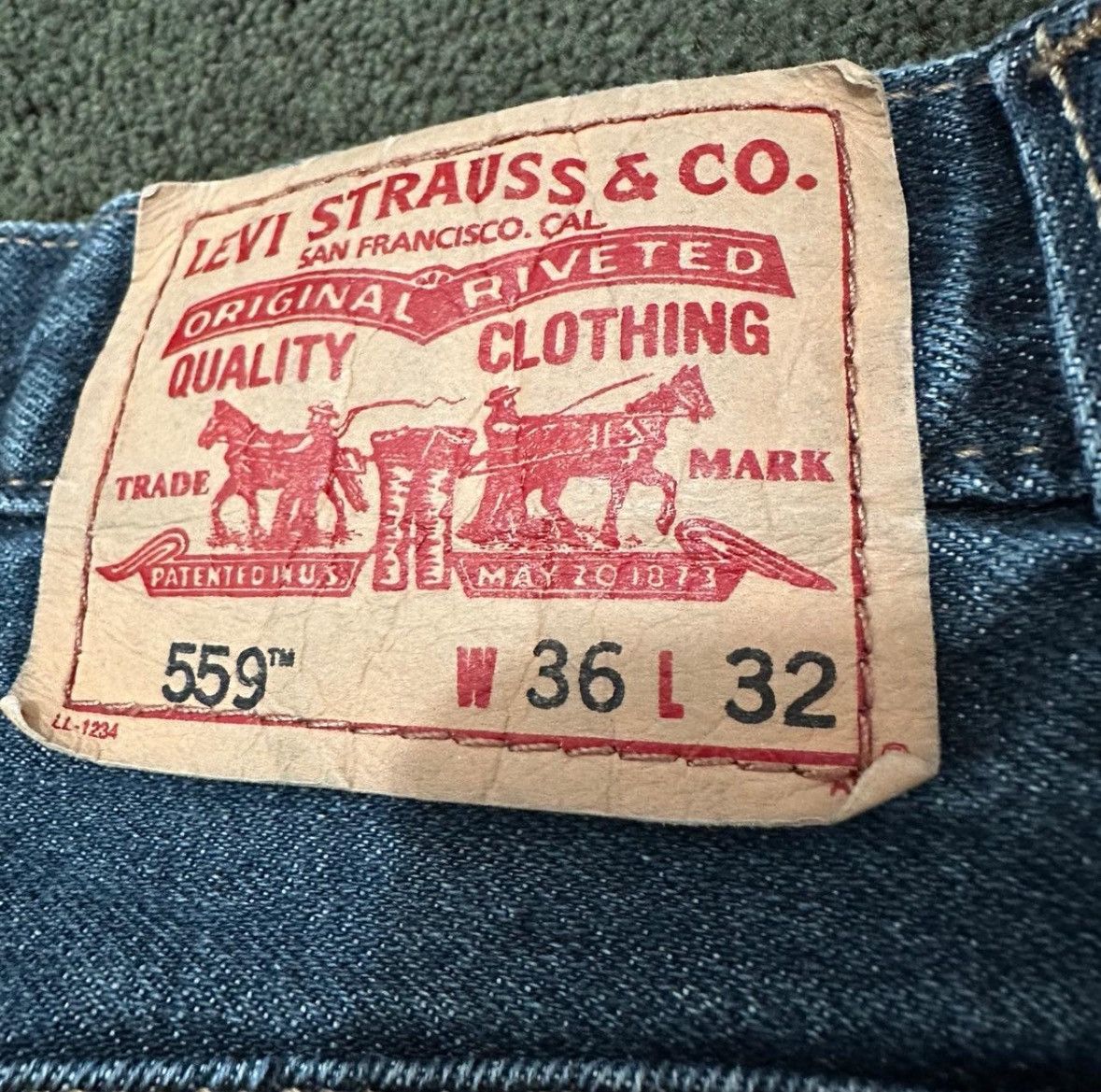 Levi's Levi's 559 Relaxed Straight leg jeans Dark Blue Size US 36 / EU 52 - 6 Thumbnail
