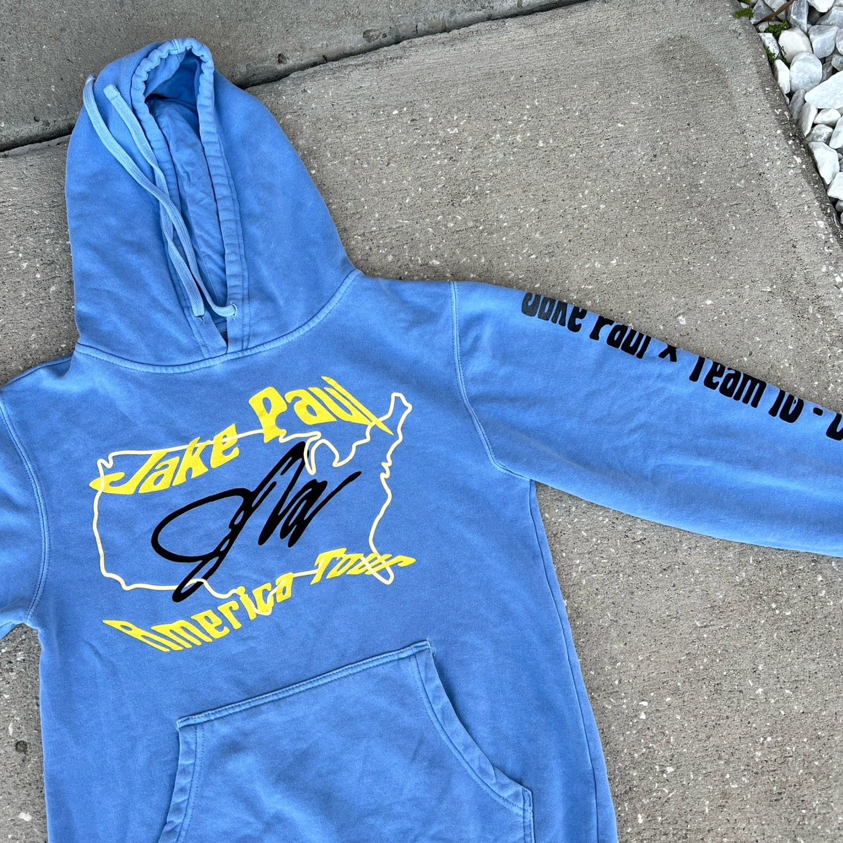 Doublet VINTAGE Jake Paul Hoodie Sweatshirt Men Small Blue 2018 American Tour Graphic Pullover All Seasons Size US S / EU 44-46 / 1 - 3 Thumbnail