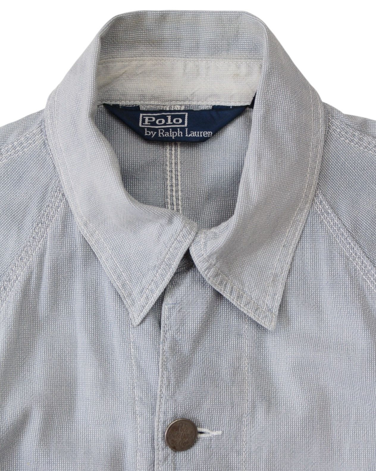 Polo Ralph Lauren 2000S POLO RALPH LAUREN DISTRESSED PATCHWORK CHORE JACKET Size US L / EU 52-54 / 3 - 3 Thumbnail