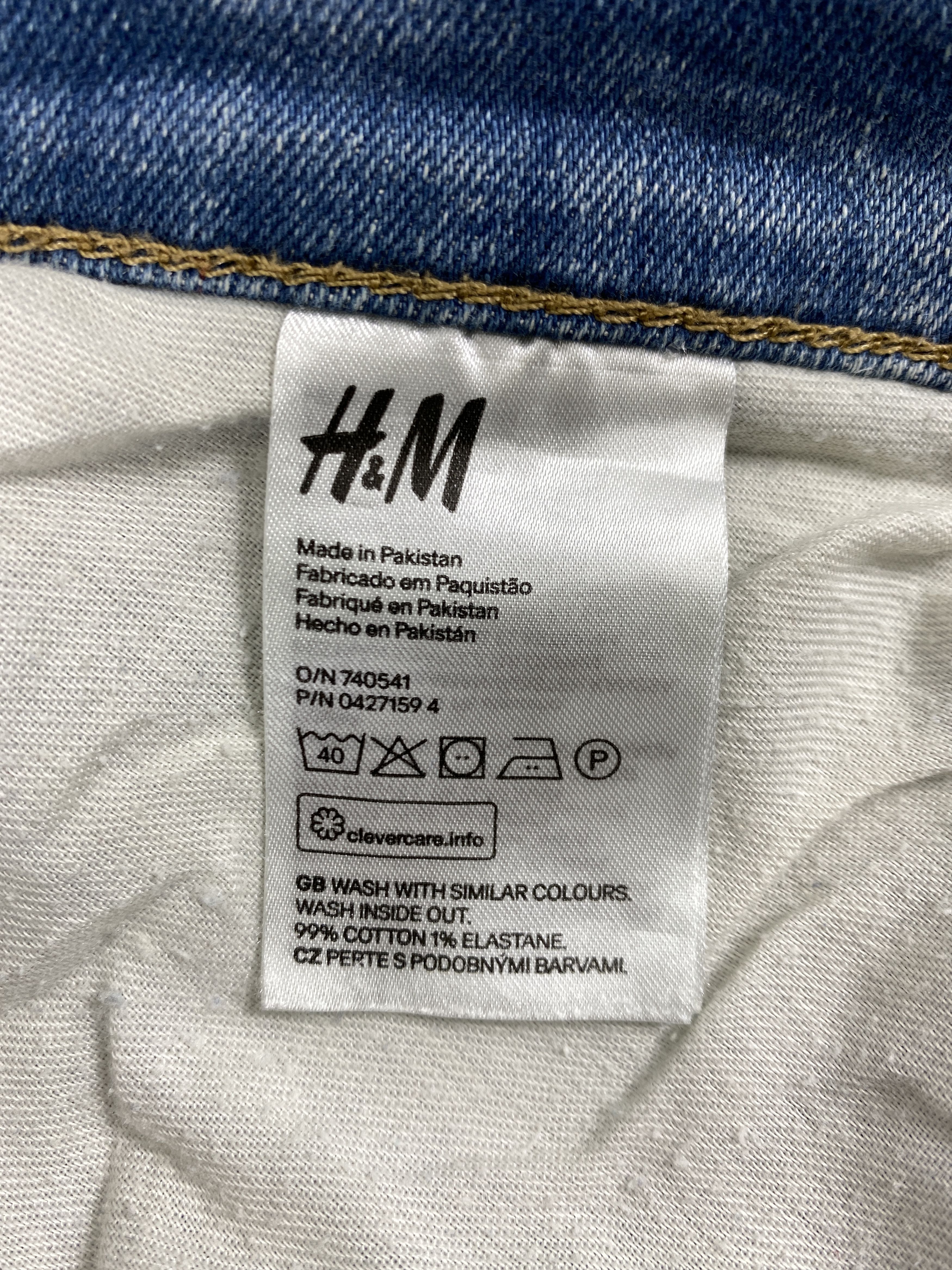 H&M H&M Japanese Brand Distressed Denim 34x28.5 -JN013 Size US 34 / EU 50 - 9 Thumbnail
