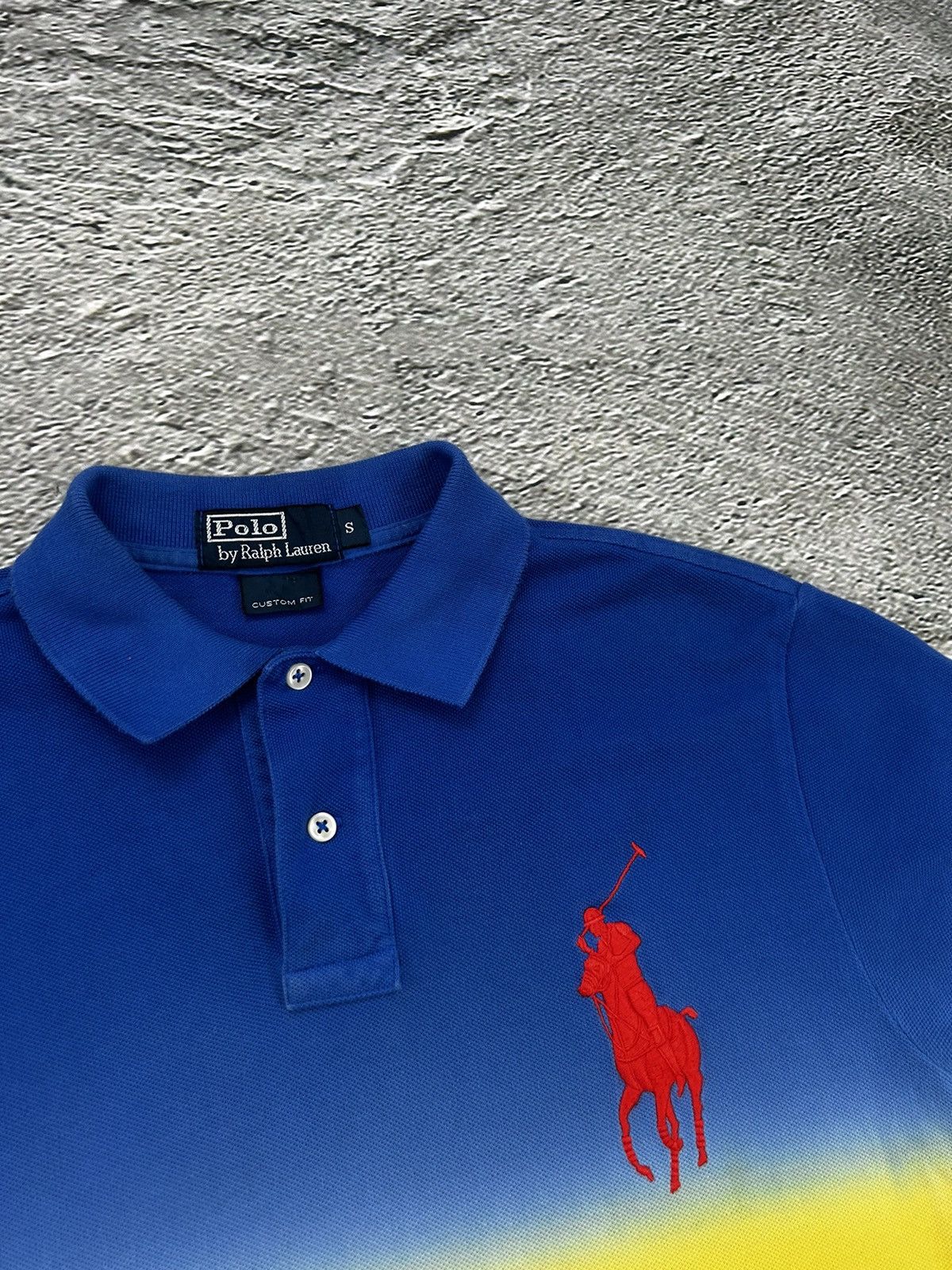 Polo Ralph Lauren Chief Keef Polo Ralph Lauren big pony gradient blue yellow Size US S / EU 44-46 / 1 - 2 Thumbnail