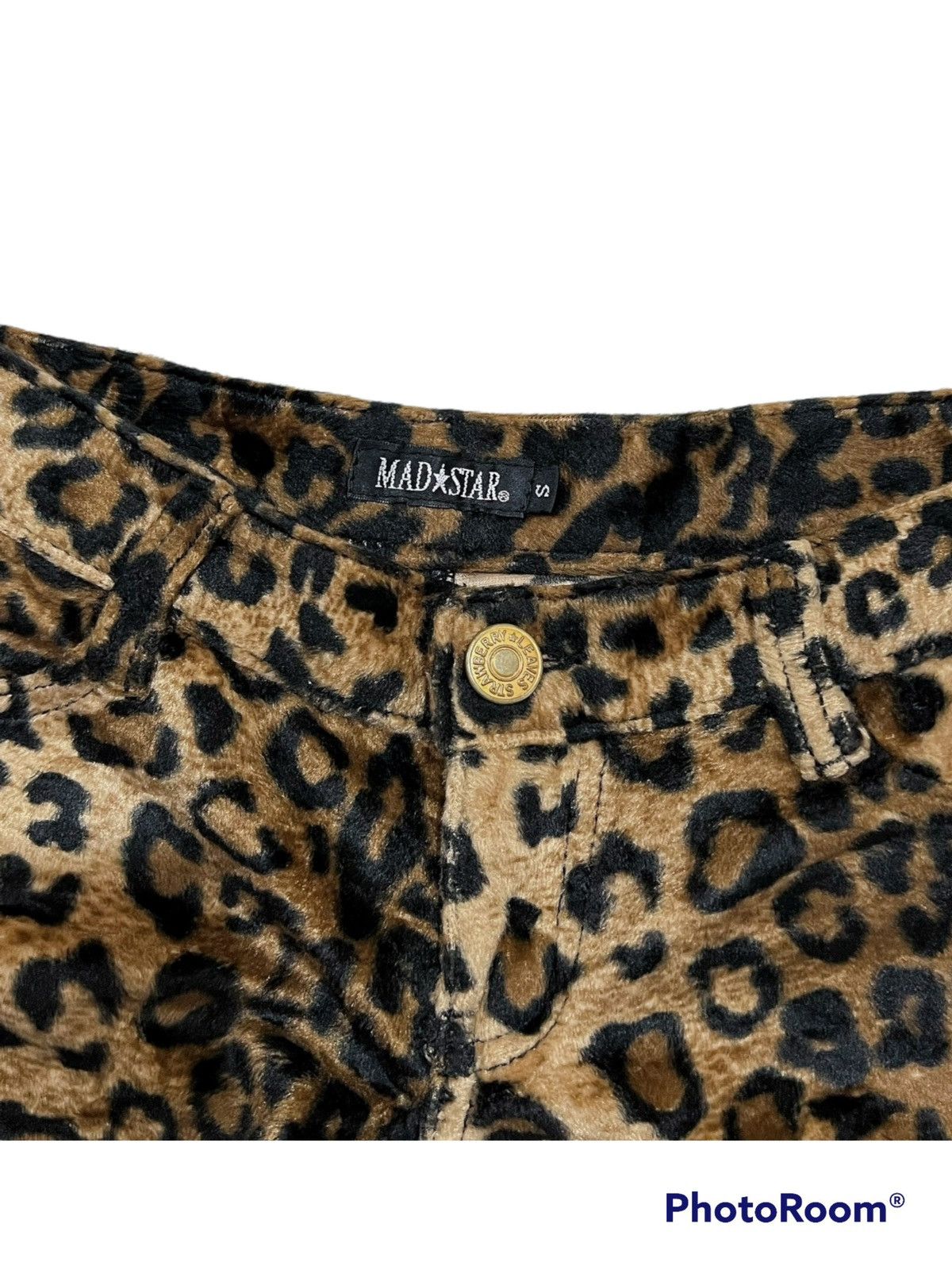 Japanese Brand Super low waist gyaru faux fur shorts 🐆🖤 Size 28" / US 6 / IT 42 - 3 Thumbnail
