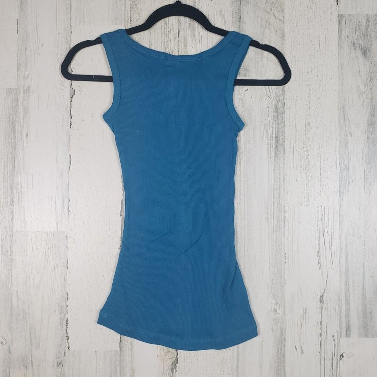 Other NWOT Point Sportswear Teal Blue Ribbed Tank Top Size Medium Size M / US 6-8 / IT 42-44 - 5 Thumbnail