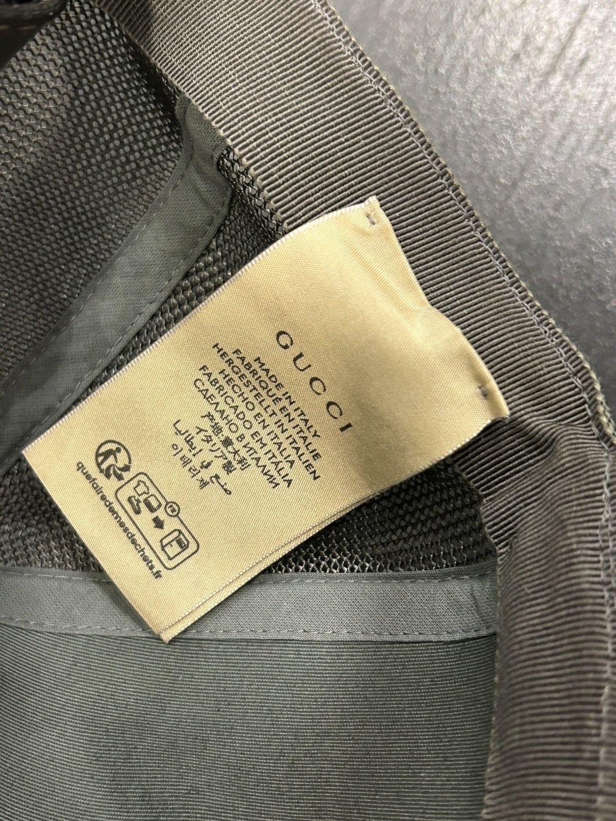 Gucci Gucci Monogram GG Hat - Grey Size ONE SIZE - 7 Thumbnail