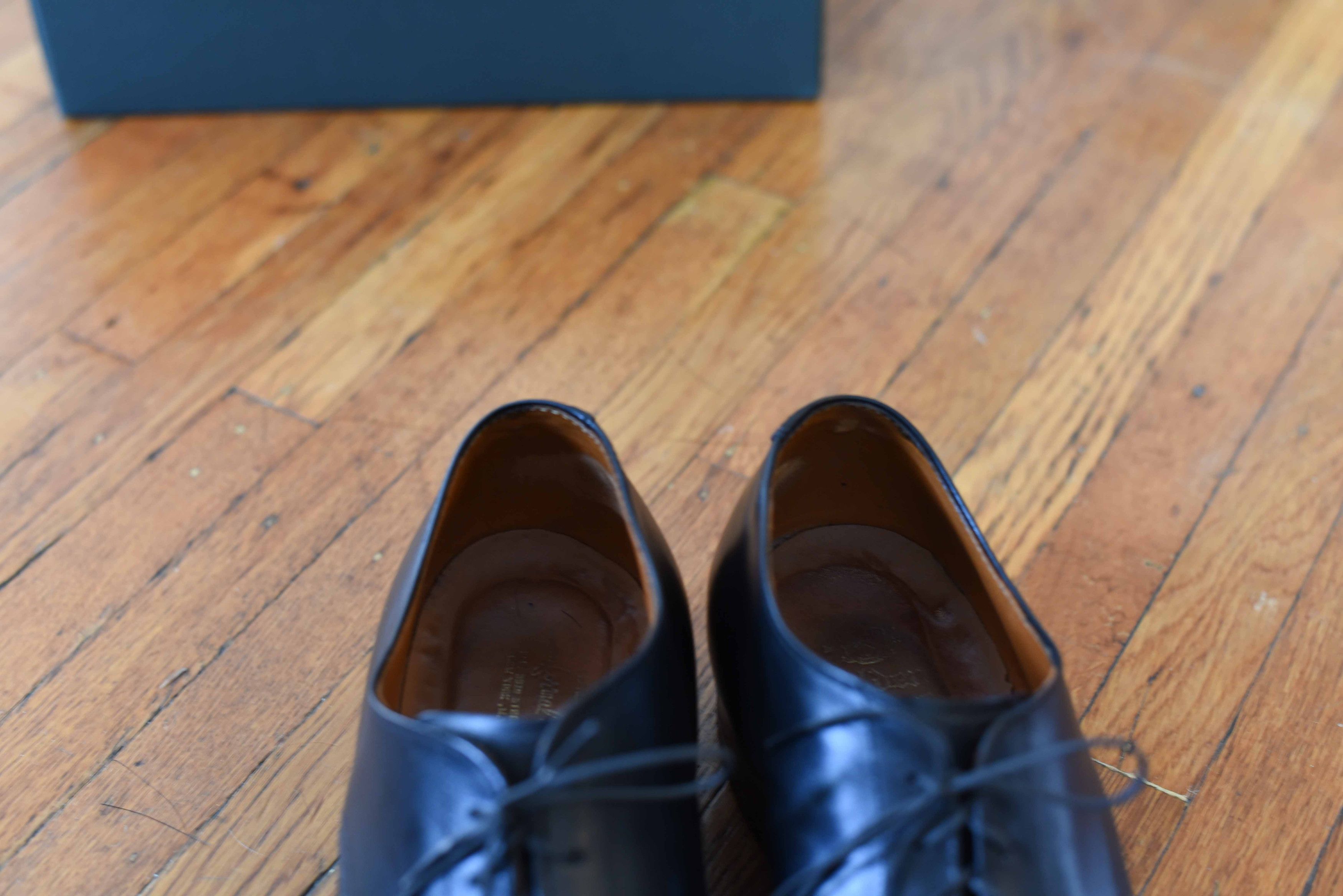 Alden Alden Modified Last Derby 53517 Size 10 D B/D Black Calf Size US 10 / EU 43 - 12 Thumbnail