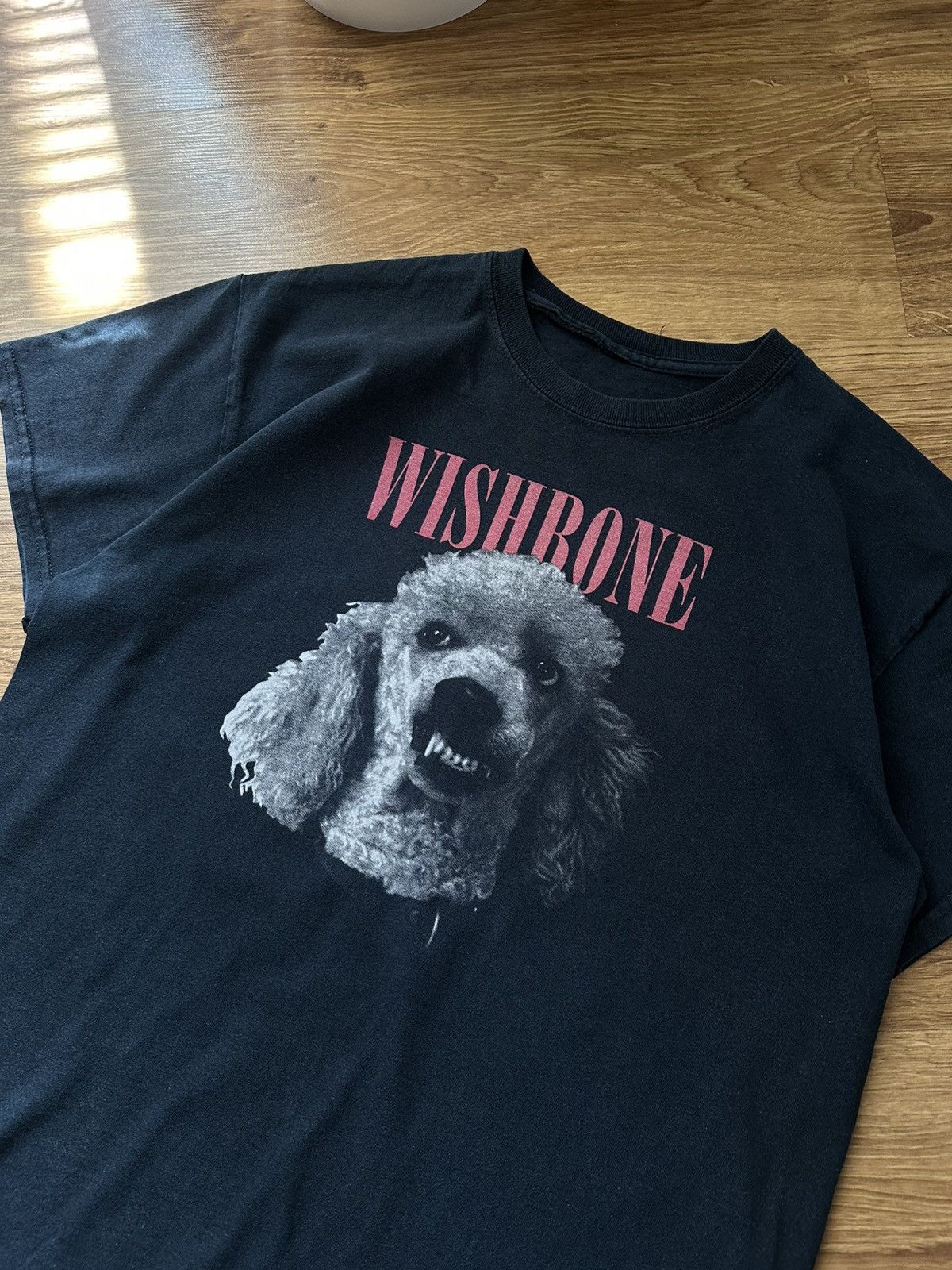Vintage Vintage 2000s Wishbone Poodle Dog Faded Tee Size US M / EU 48-50 / 2 - 2 Thumbnail