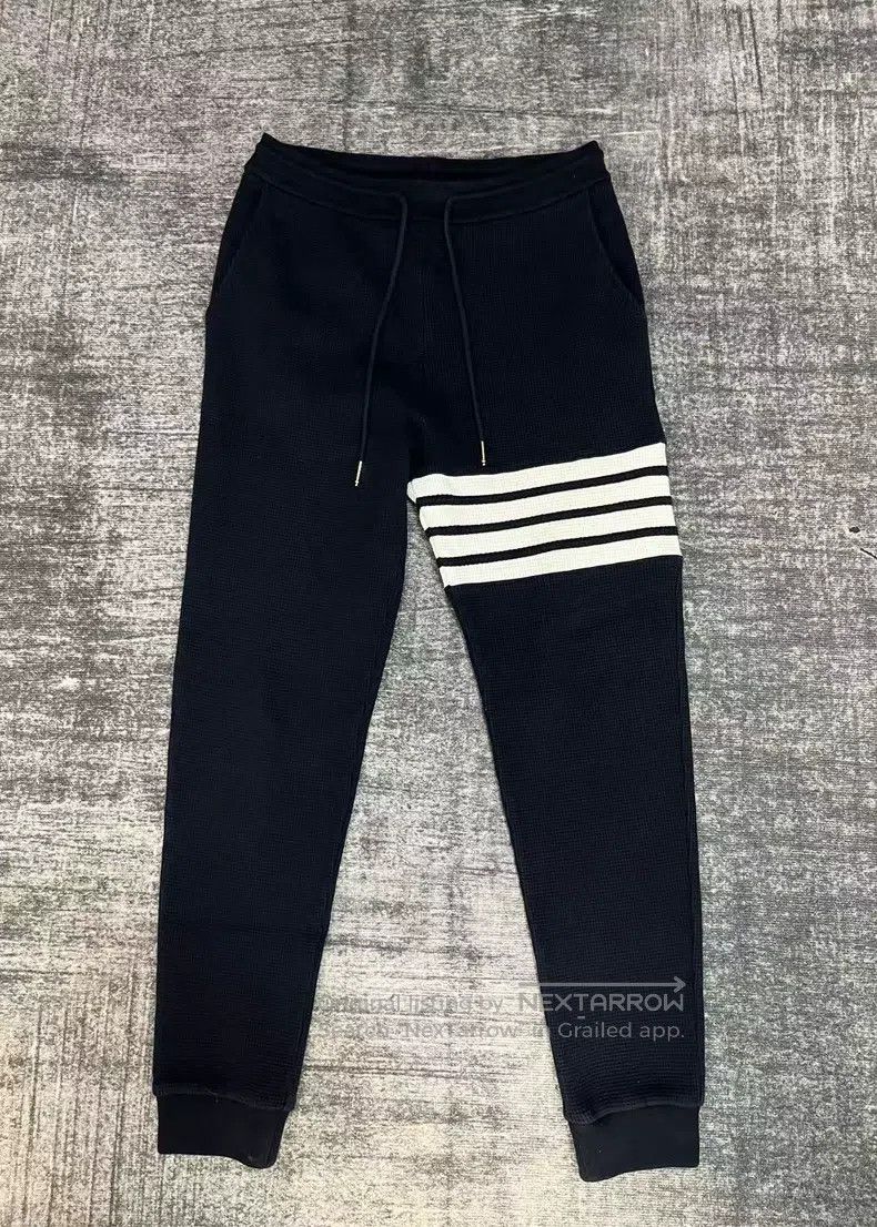 Thom Browne Thom Browne size 0 Waffle Cuffed Knit Sport Pants Size US 30 / EU 46 - 1 Thumbnail