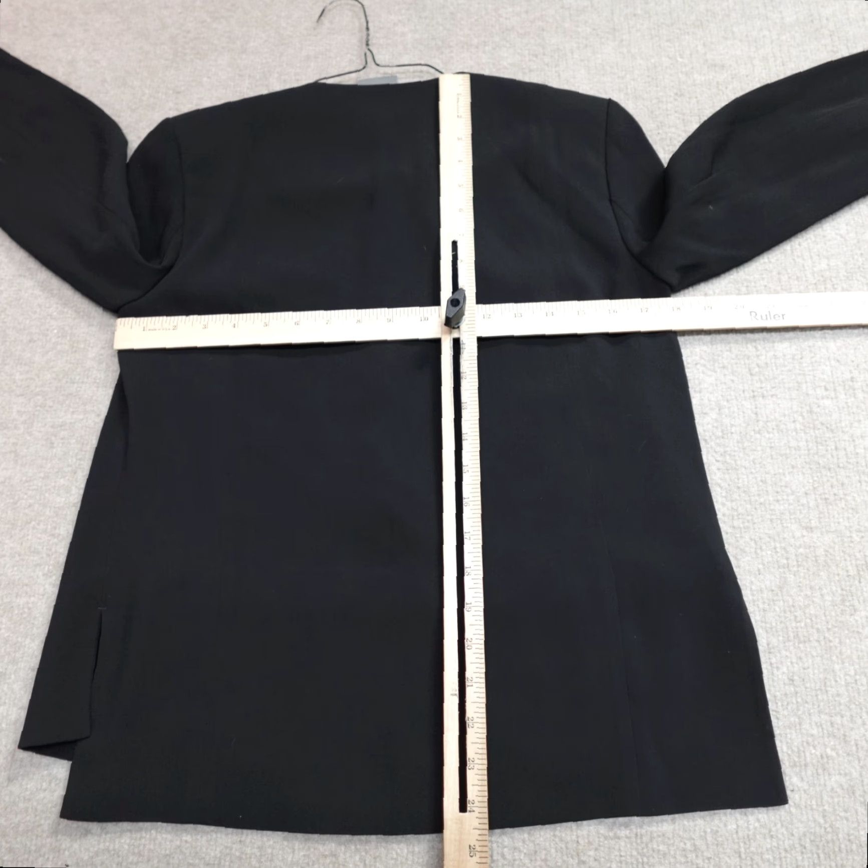 Eileen Fisher VINTAGE? Eileen Fisher Blazer Black Solid Open Front NEW Blazer Womens 2 Black Tuxedo Ready Size XS / US 0-2 / IT 36-38 - 5 Thumbnail