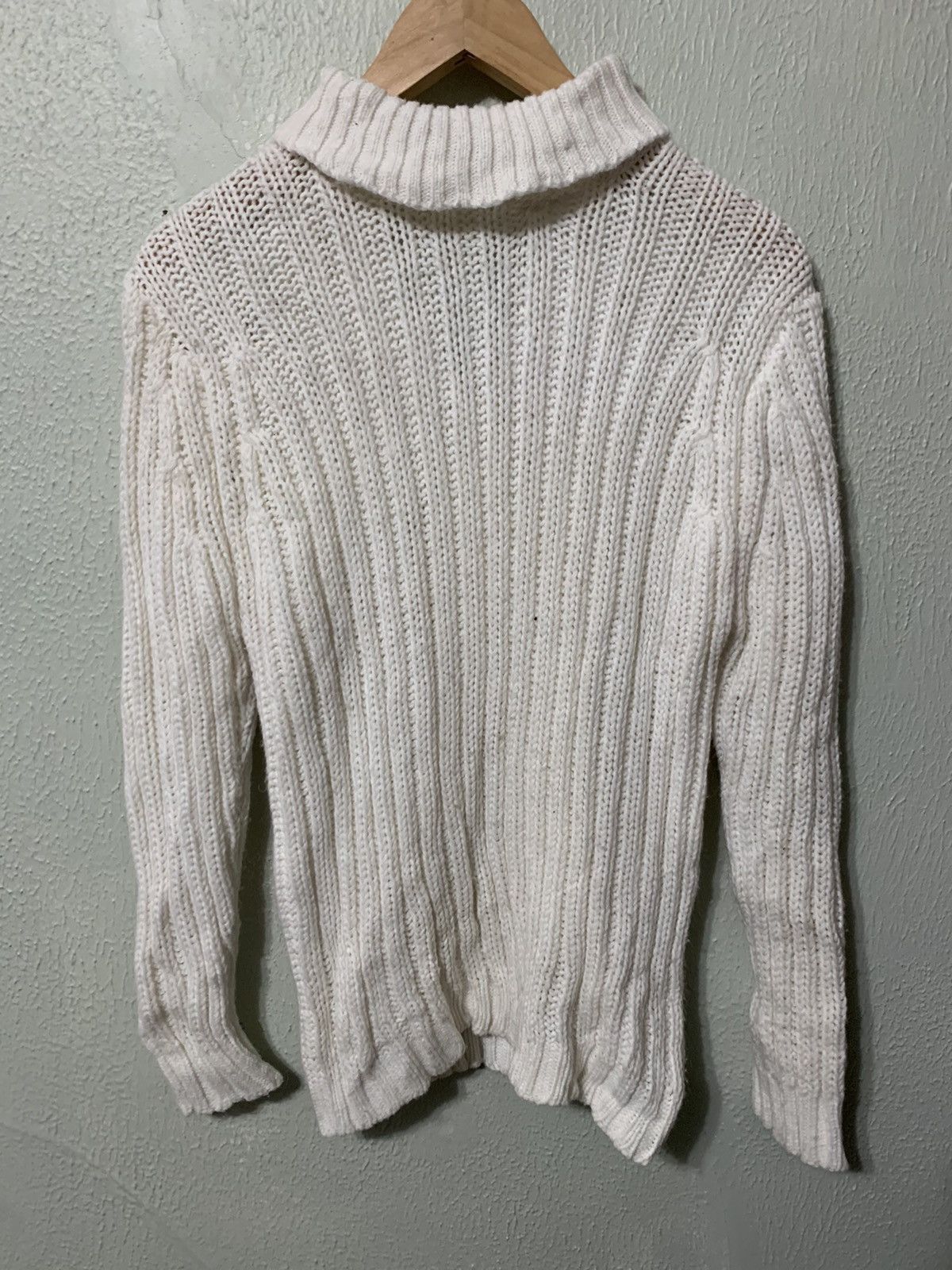 Vintage Vintage Ribbed Quarterzip Knit Sweater Size US S / EU 44-46 / 1 - 1 Thumbnail