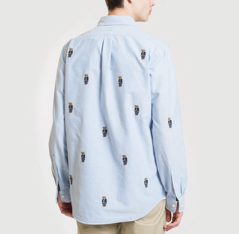 Ralph Lauren Polo Ralph Lauren Oxford Sport Embroidered All Over Bear S Size US S / EU 44-46 / 1 - 3 Thumbnail