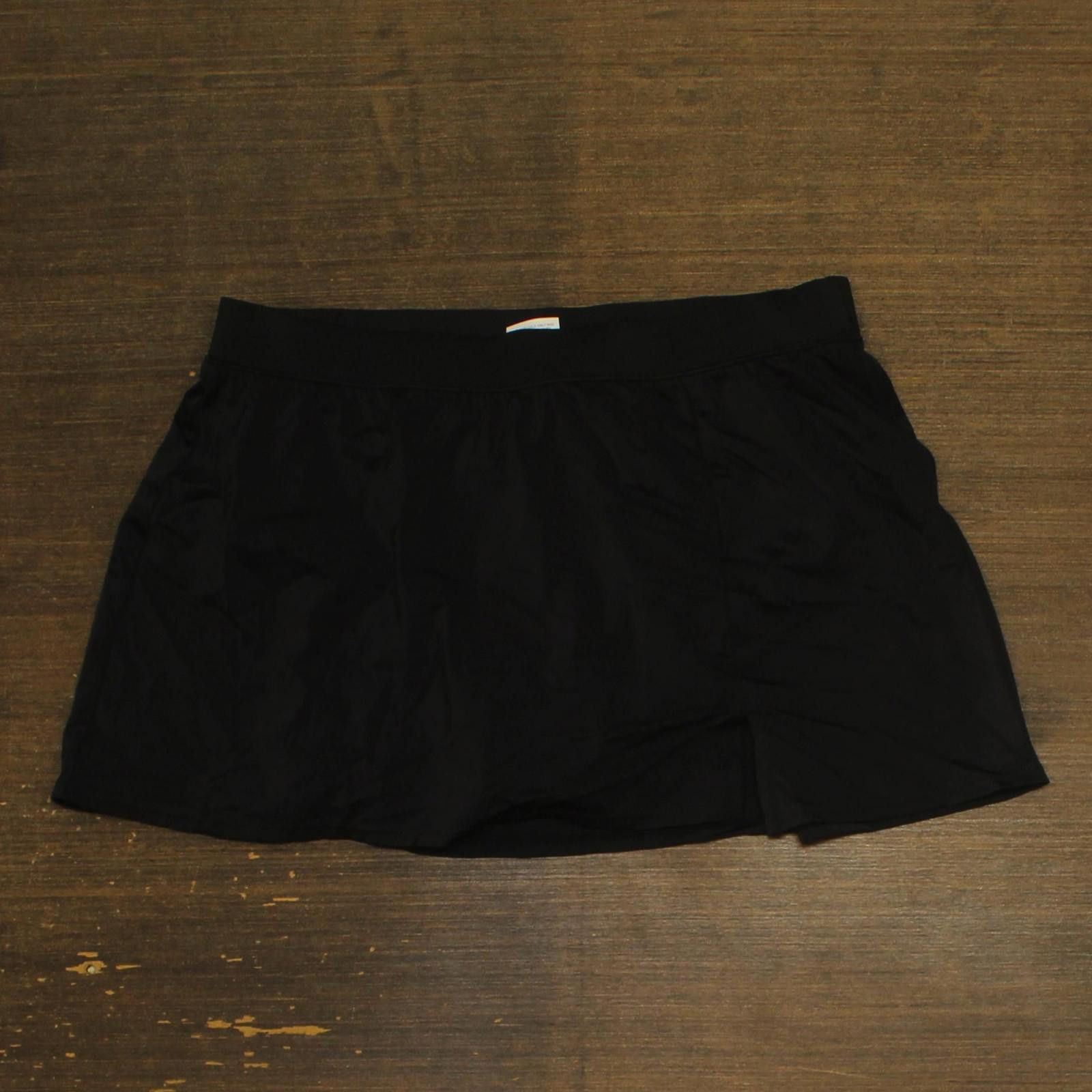 Other Nwt Swim Solutions Swim Womens Solidsuit 2820299 Black 16 Size ONE SIZE - 1 Thumbnail