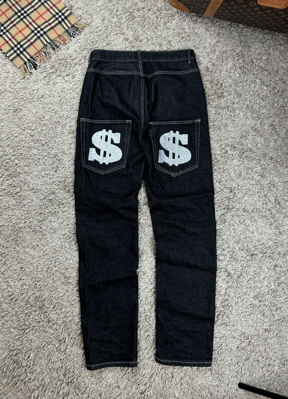 Corteiz Jeans Retro Rarri y2k drill style original skate item Size US 33 - 1 Thumbnail