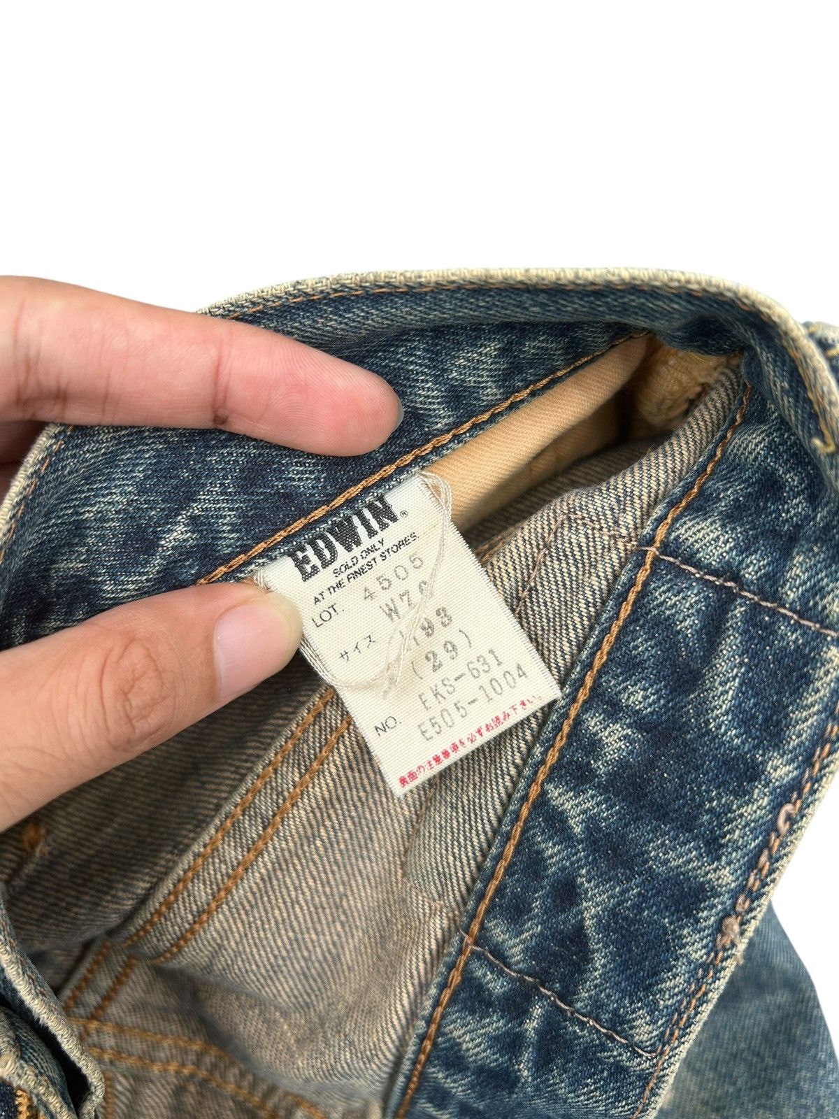 Kapital Vintage Edwin 505X Selvedge Distressed Rusty Denim Jeans Size US 29 - 7 Thumbnail