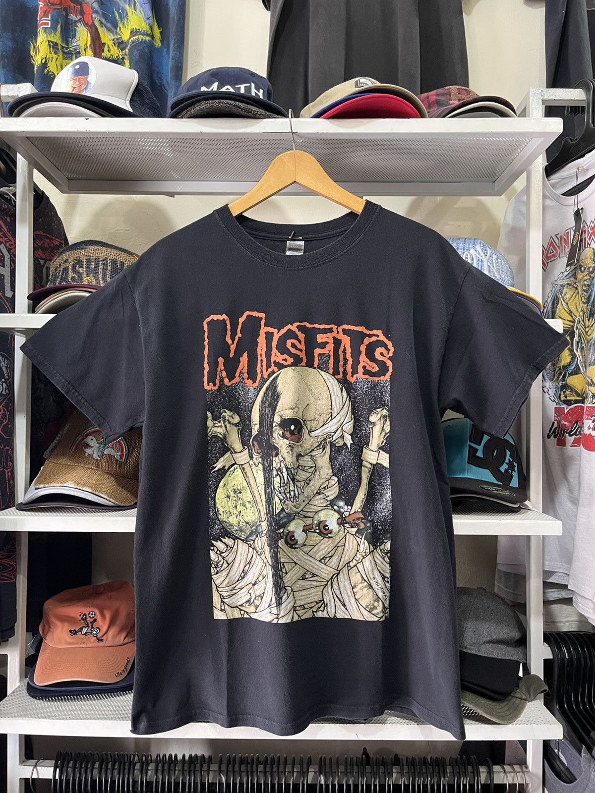 Band Tees Misfits Pushead Vampire Band Vintage T- Shirt Herren Size US L / EU 52-54 / 3 - 1 Thumbnail
