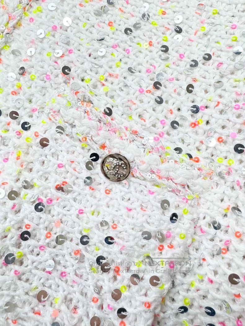 Chanel Chanel 24P Spring and Summer Preview White Colour Sequin E Size XS / US 0-2 / IT 36-38 - 7 Thumbnail