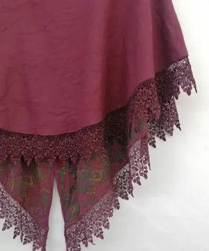 Japanese Brand Vintage Marseille Elegant Fashion Wool cape shawls Size ONE SIZE - 12 Thumbnail