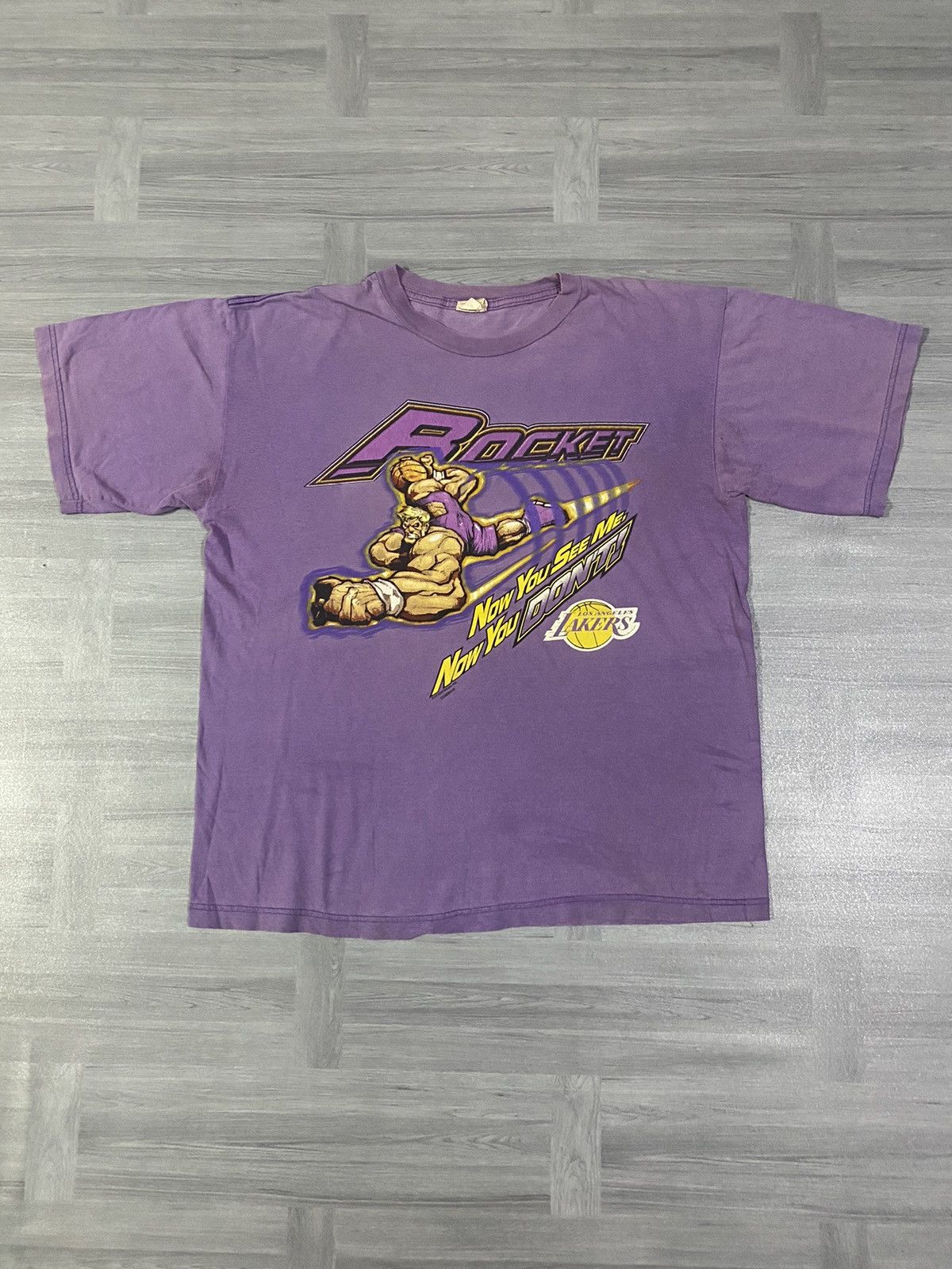 NBA Vintage LA Lakers Rocket Now You See Me , Now You Don’t Size US L / EU 52-54 / 3 - 1 Thumbnail
