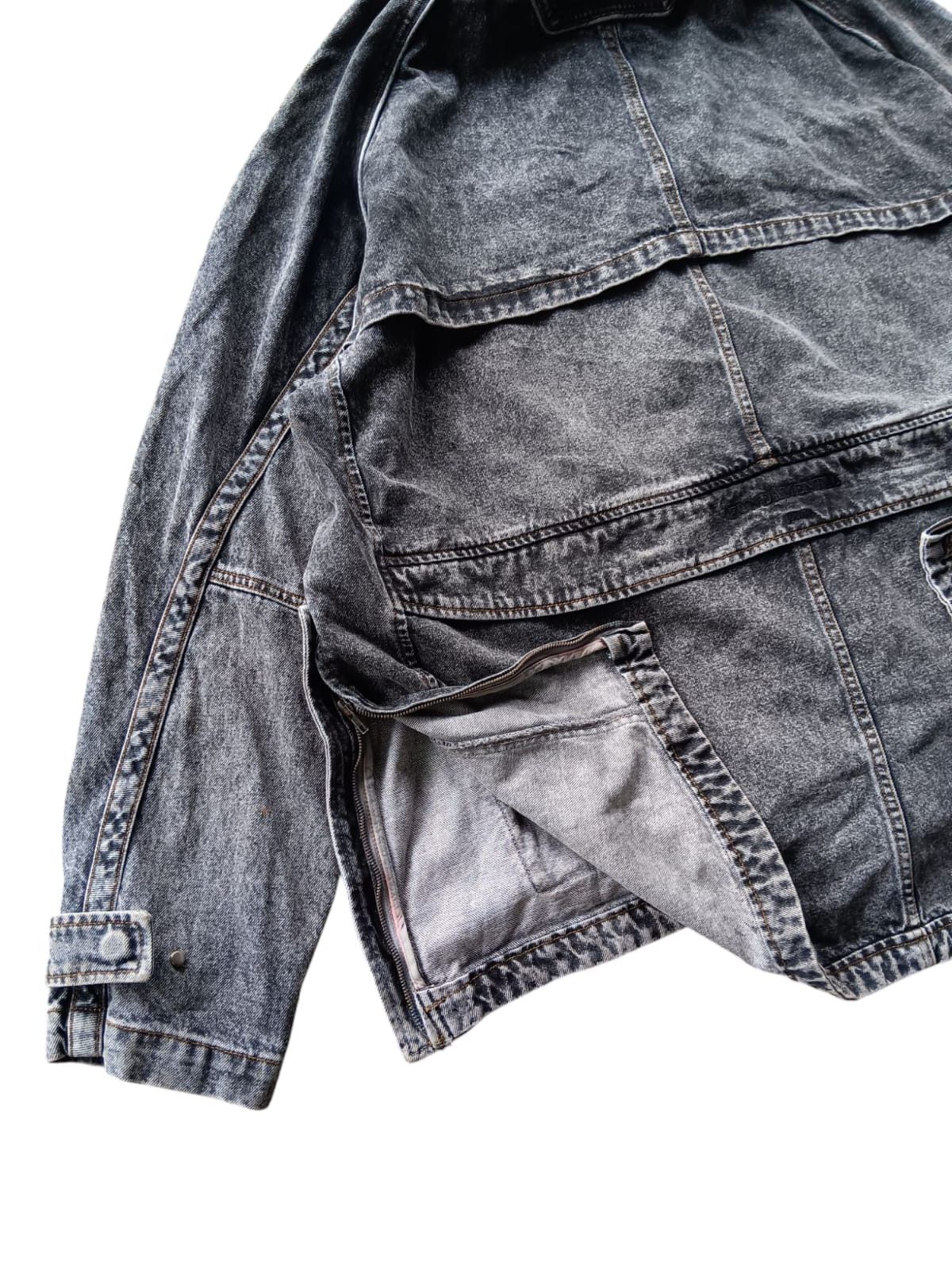 Juun.J fundamental black wash denim parka jacket Size US XL / EU 56 / 4 - 11 Thumbnail