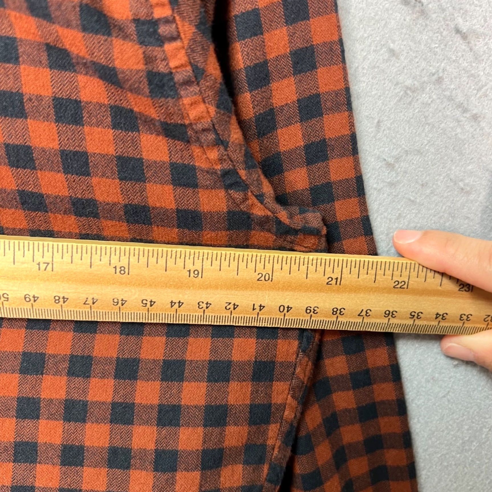 Bonobos Bonobos Mens Button-Up Shirt Gingham Slim Fit Orange Size M Ethnic? (No N/A) Size US M / EU 48-50 / 2 - 5 Thumbnail
