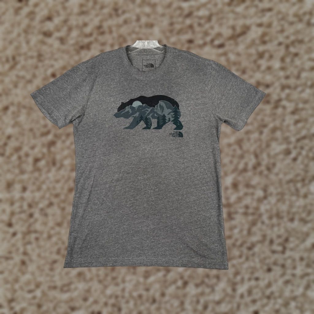 The North Face The North Face Shirt Men S Gray Crew Neck 100% Cotton Logo T-Shirt Mens White Bear Logo Read Size US S / EU 44-46 / 1 - 1 Thumbnail