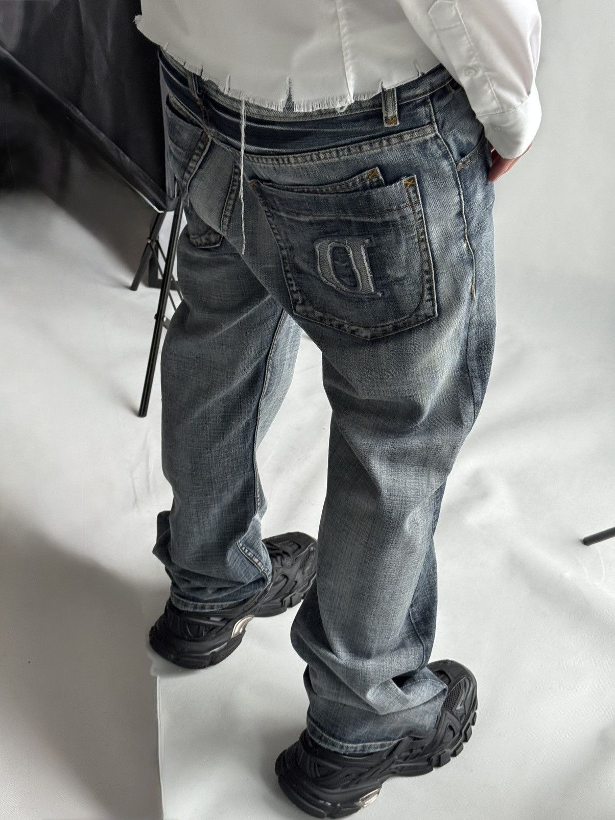 Diesel Vintage Diesel Jeans Dirty Pants faded crash denim distresse Size US 32 / EU 48 - 5 Thumbnail