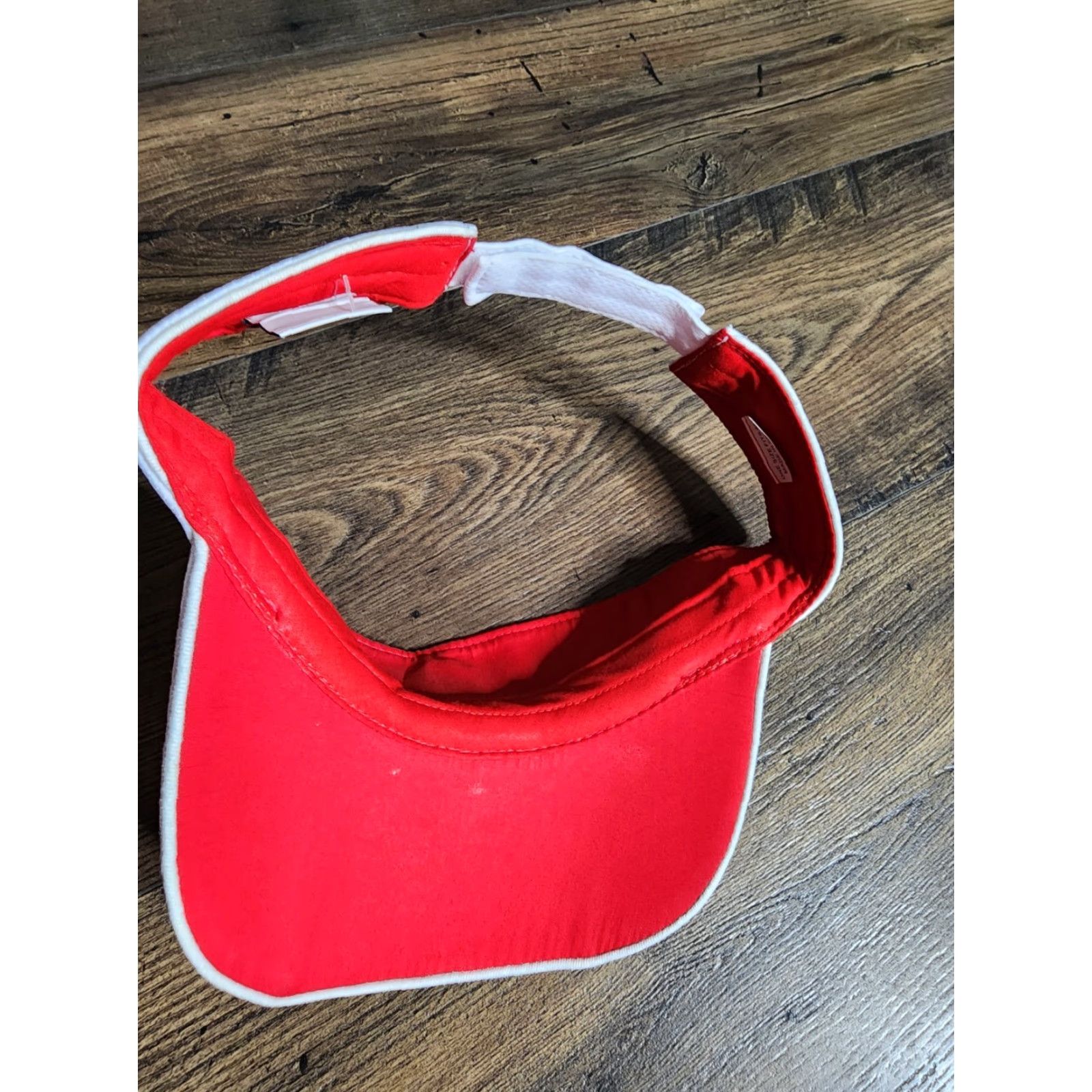 BMW BMW Logo Visor Cap Hat Men One Size Red USA Olympic Committee BMW Visor USA Size ONE SIZE - 5 Thumbnail