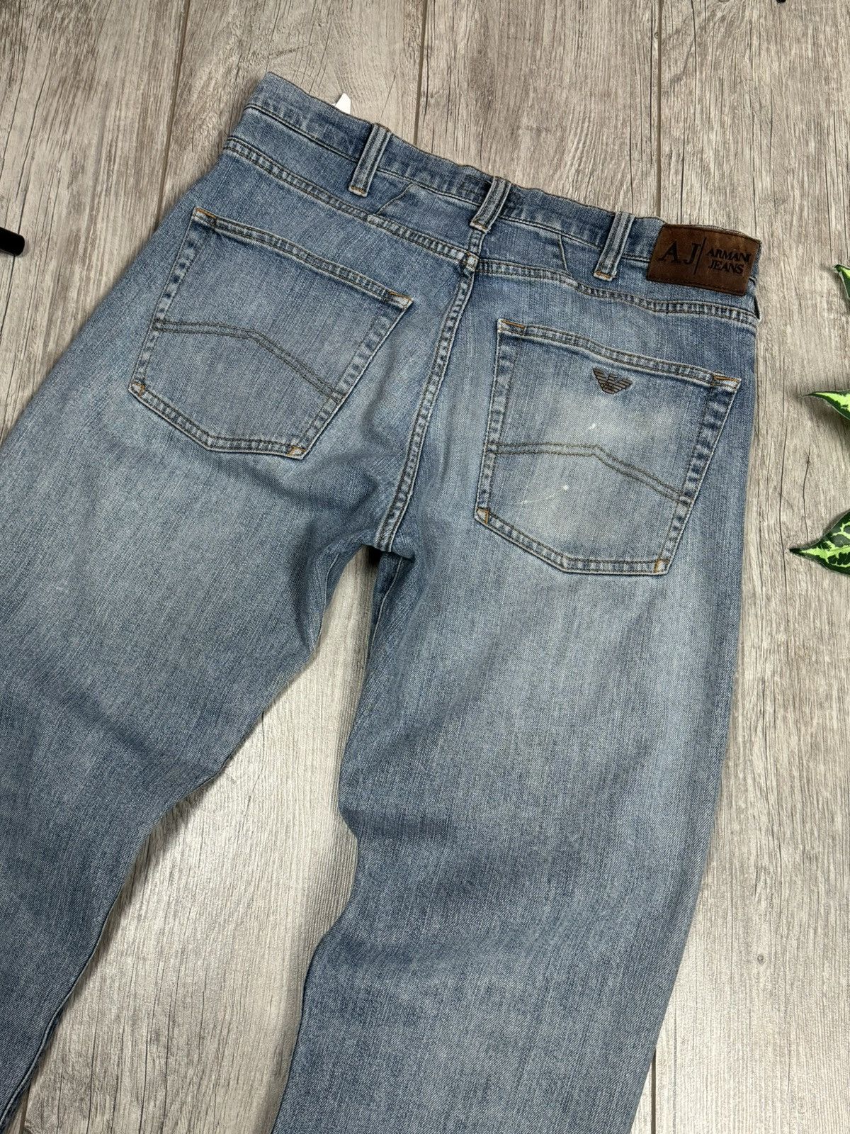 Armani × Japanese Brand × Vintage ARMANI JEANS METAL LOGO VINTAGE HYPE JAPANESE STYLE SIZE 32 Size US 32 / EU 48 - 14 Thumbnail