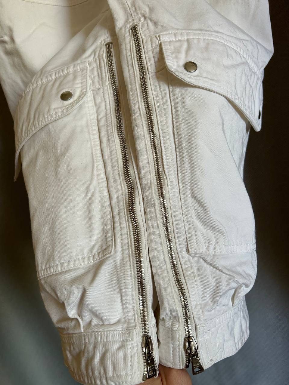 Prada Archive Prada Cargo White Denim Pants Size US 34 / EU 50 - 8 Thumbnail