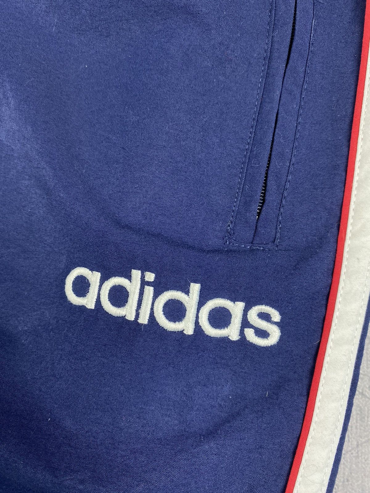 Adidas × Vintage Mens Vintage Adidas Nylon Drill TrackPants Size M Size US 32 / EU 48 - 6 Thumbnail