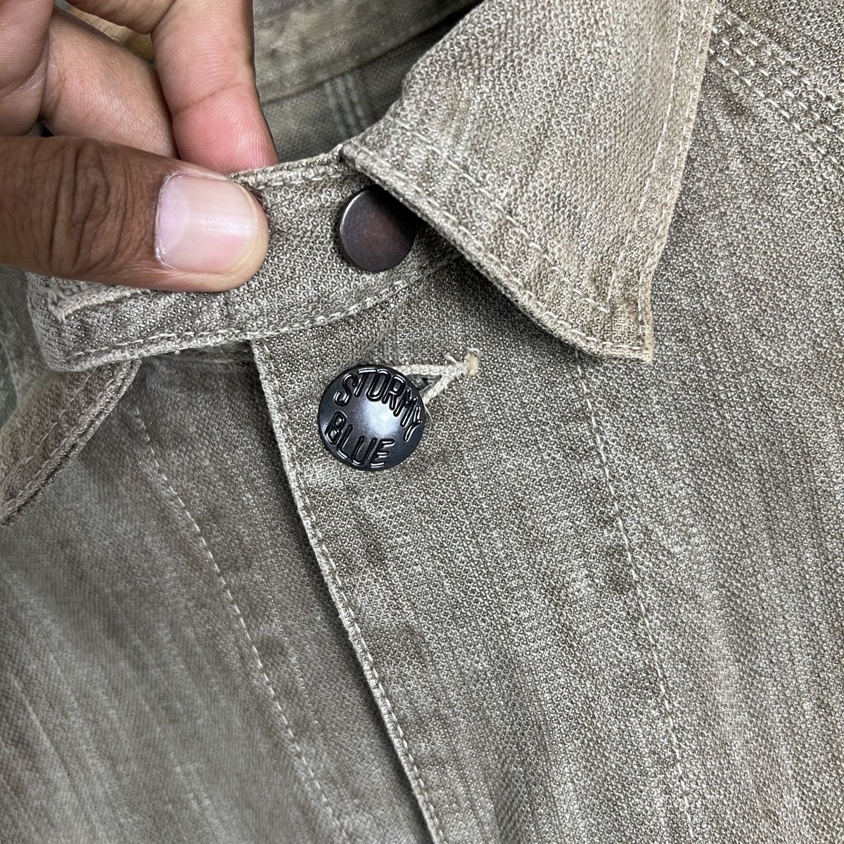 Kapital 🔥 STORMY BLUE by PHERROWS CHORE JACKET MADE IN JAPAN Size US M / EU 48-50 / 2 - 14 Thumbnail