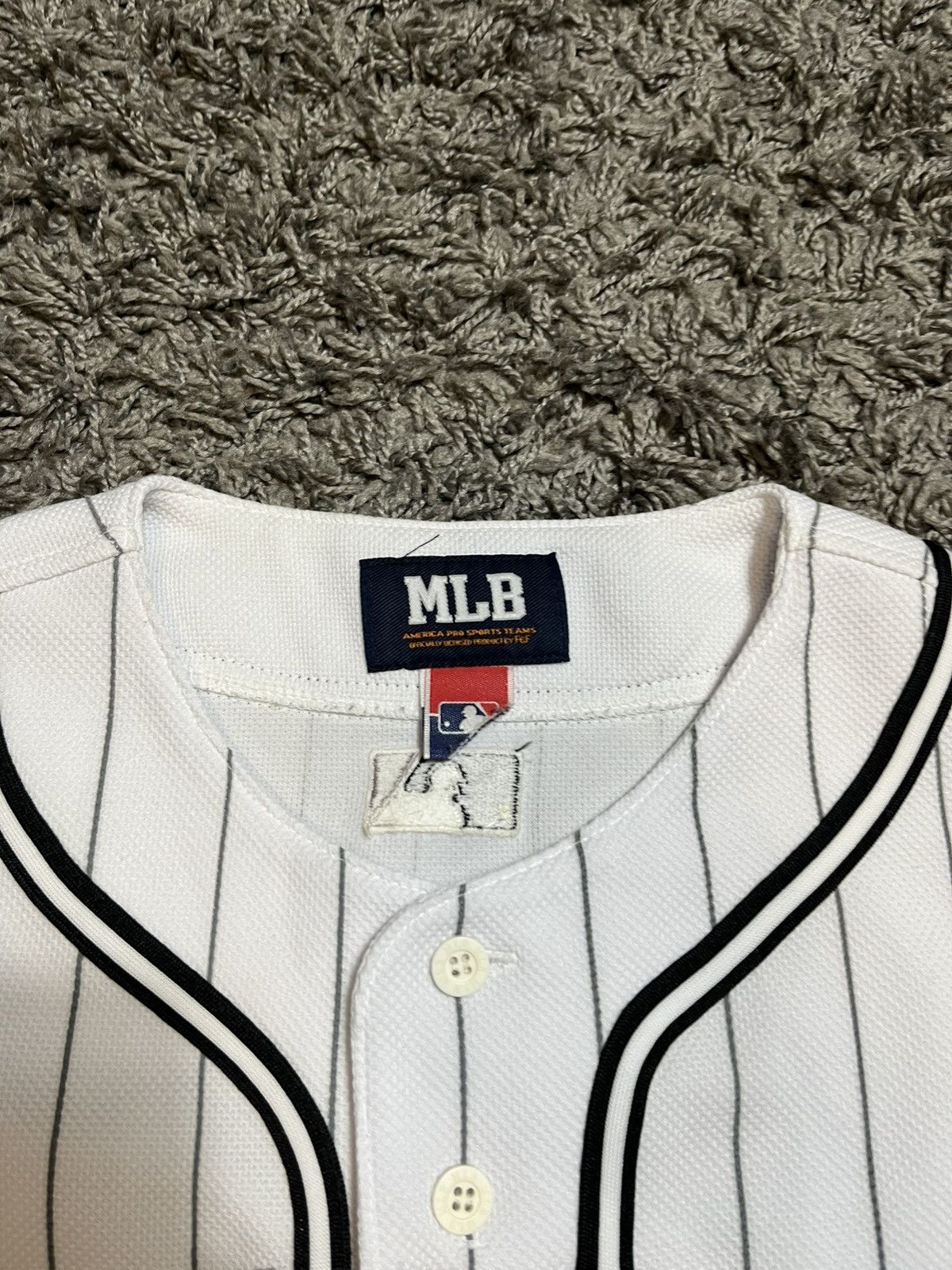 New York Yankees NEW YORK YANKEES VINTAGE Y2K JERSEY RAP STYLE Size US L / EU 52-54 / 3 - 3 Thumbnail