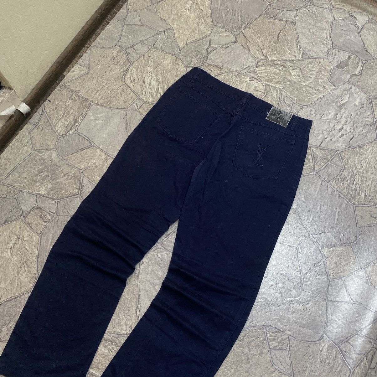 Yves Saint Laurent Vintage Yves Saint Laurent Baggy Jeans YSL Embroidered Logo Size US 36 / EU 52 - 2 Thumbnail