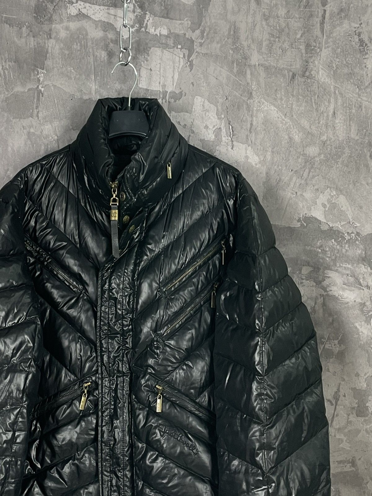 Just Cavalli × Vintage Vintage Archive Just Cavalli Cargo Puffer Bomber Jacket Size US XXL / EU 58 / 5 - 4 Thumbnail