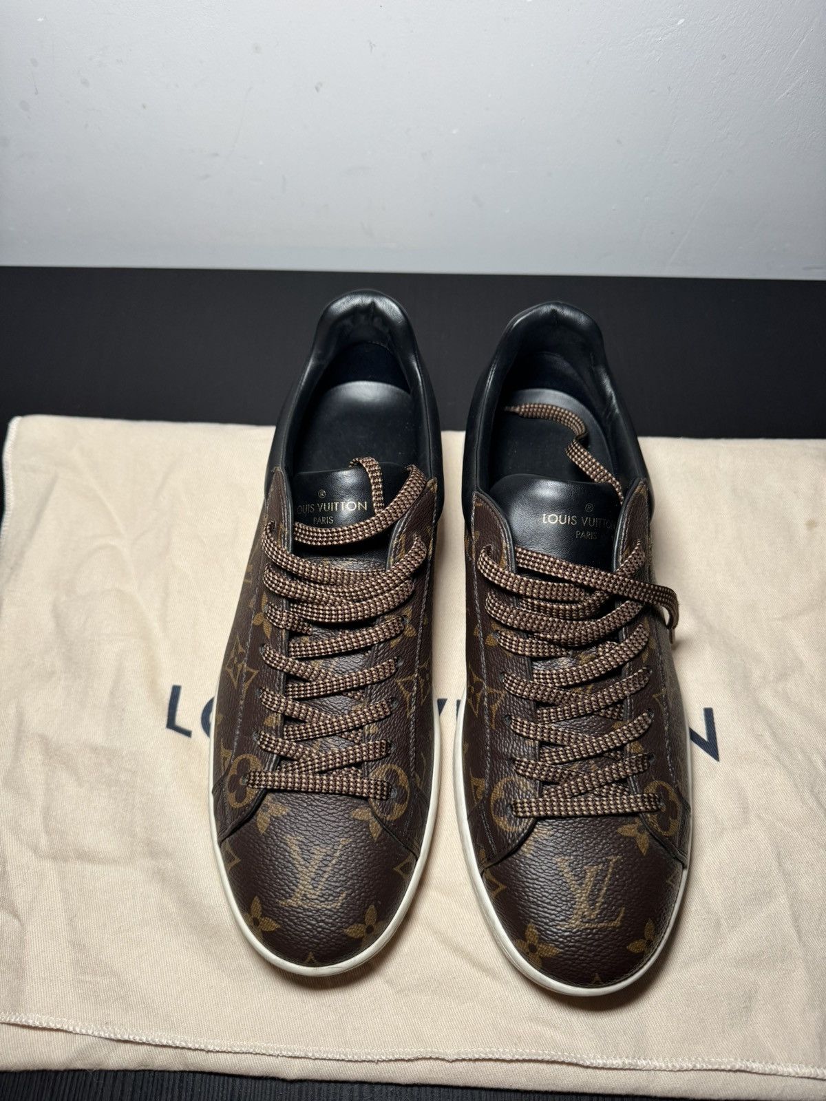 Louis Vuitton Louis Vuitton Luxembourg Sneaker Monogram Canvas Size US 8 / EU 41 - 2 Thumbnail