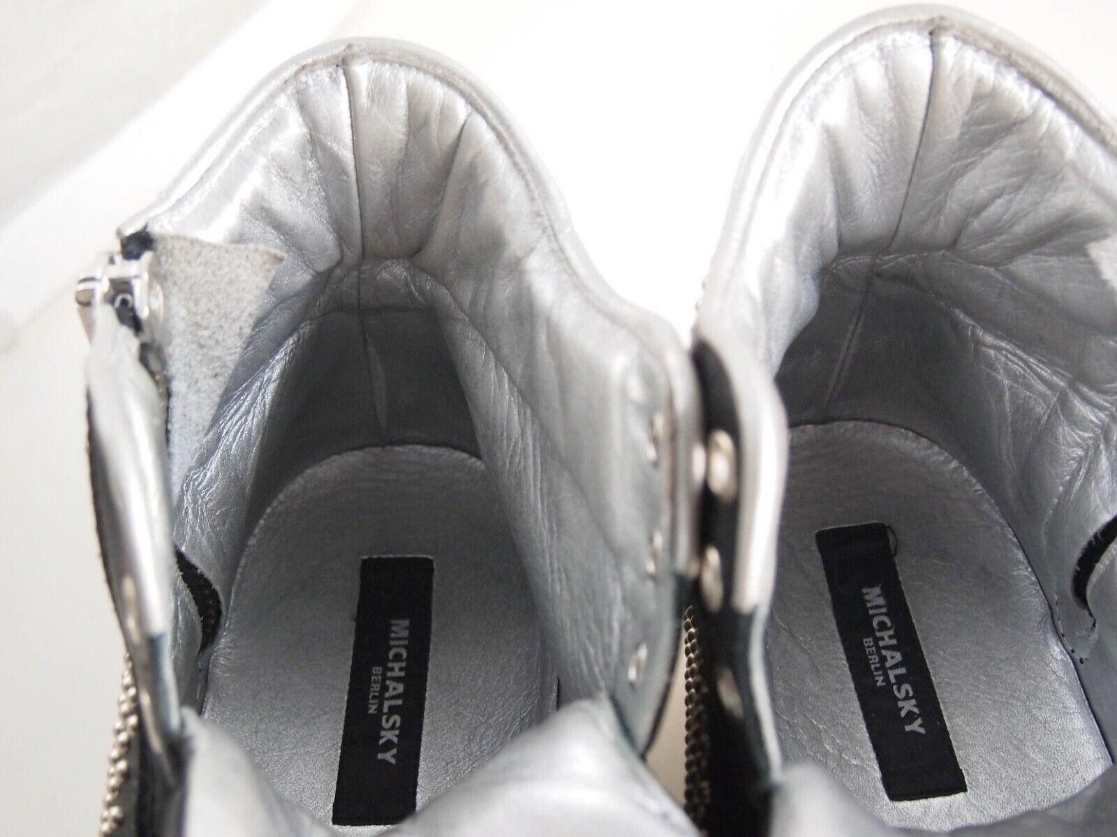 Designer Michalsky Sneakers Studded Black Leather EU 46 US 13 Size US 13 / EU 46 - 9 Thumbnail