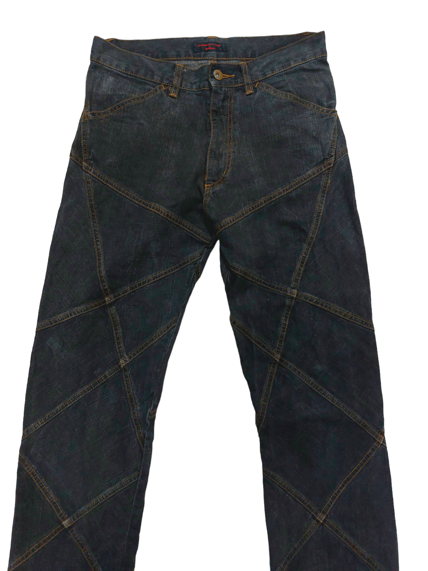 image of Seditionaries x Vintage Nationality + Name X Grosbec Cut & Sew Jeans in Chocolate, Men's (Size 30)