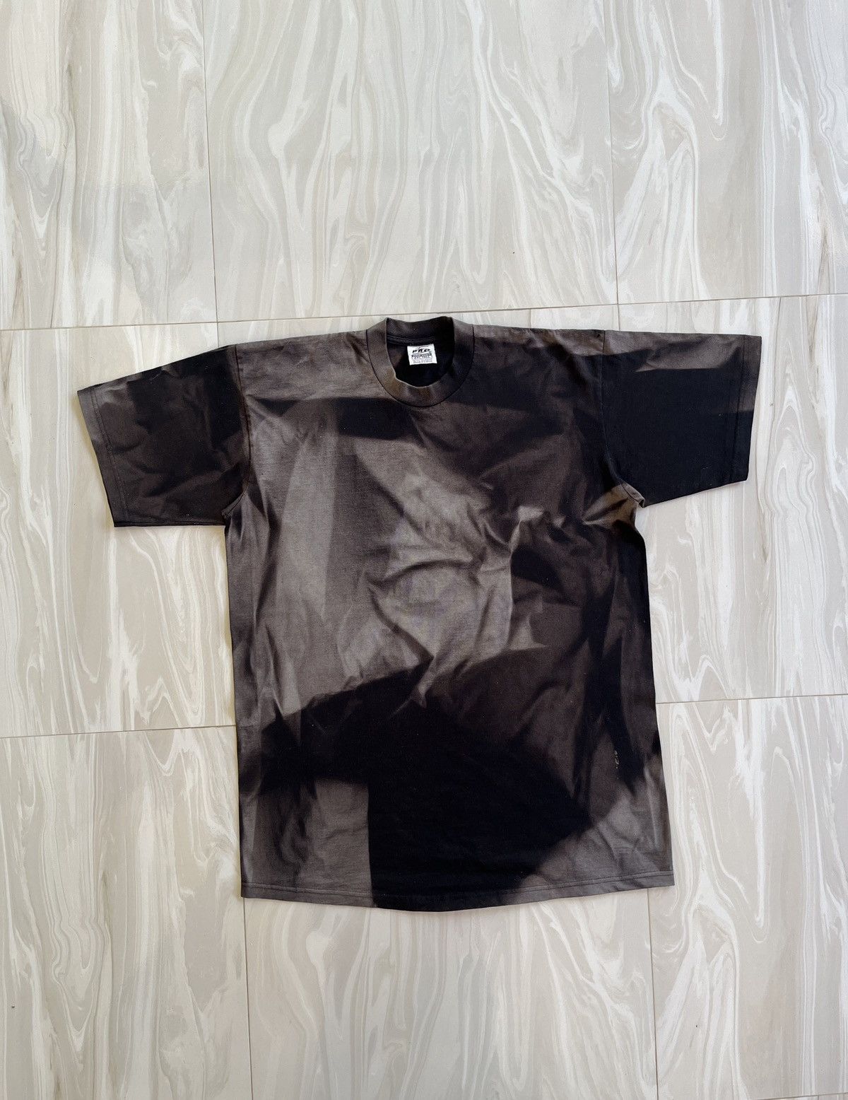 image of Kapital x Vintage Faded Pro Super Heavy Tee in Black, Men's (Size 2XL)