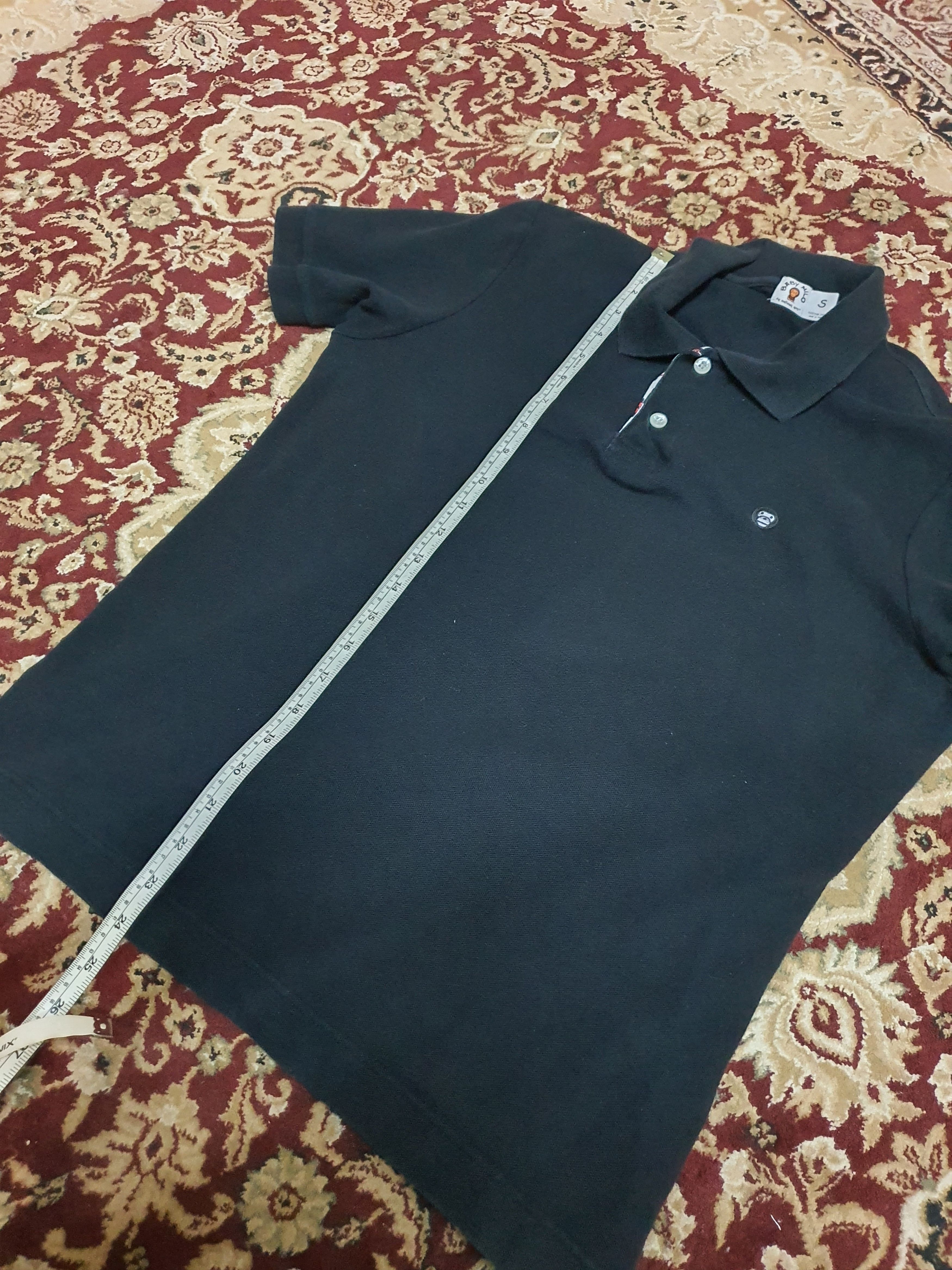 Bape Bape Baby Milo black polo shirt in size small Size US S / EU 44-46 / 1 - 16 Thumbnail