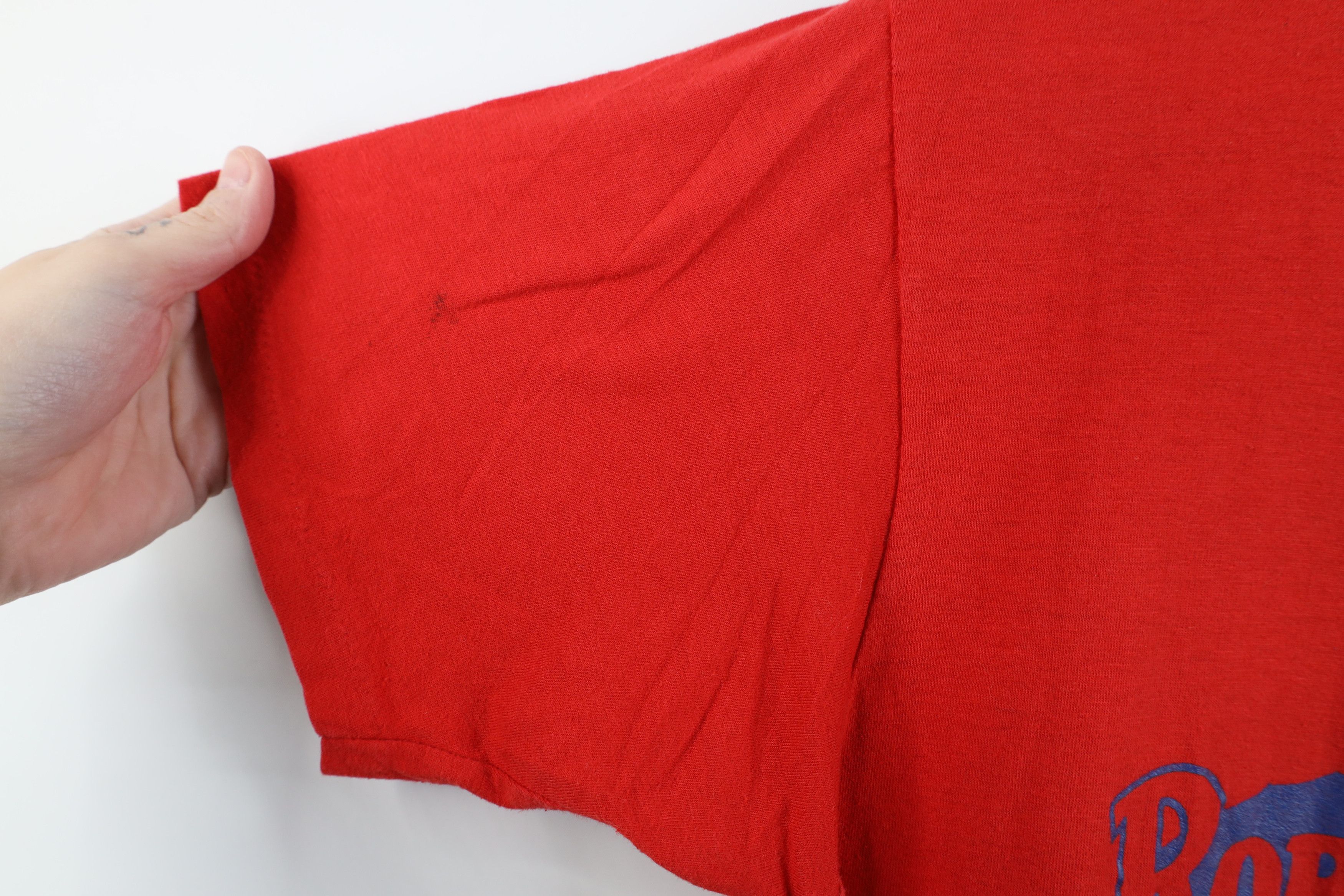 Vintage Vintage 80s Bros 3 Ring Circus Short Sleeve T-Shirt Red USA Size US L / EU 52-54 / 3 - 10 Thumbnail