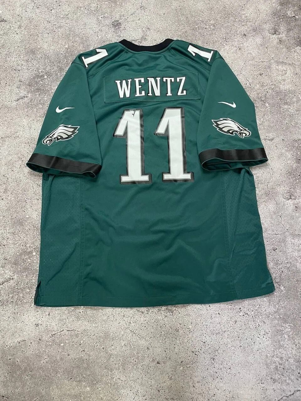 NFL Nike Philadelphia Eagles Wentz Jersey XXL Green On Field NFL Size US XXL / EU 58 / 5 - 6 Thumbnail