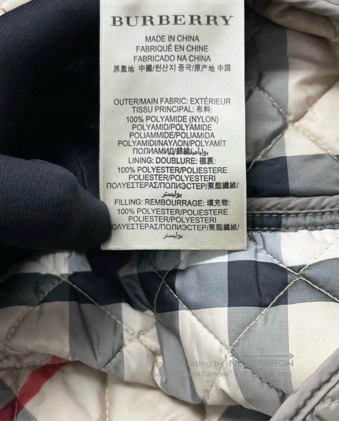 Burberry burberry khaki quilted nylon jacket size s. Size S / US 4 / IT 40 - 5 Thumbnail