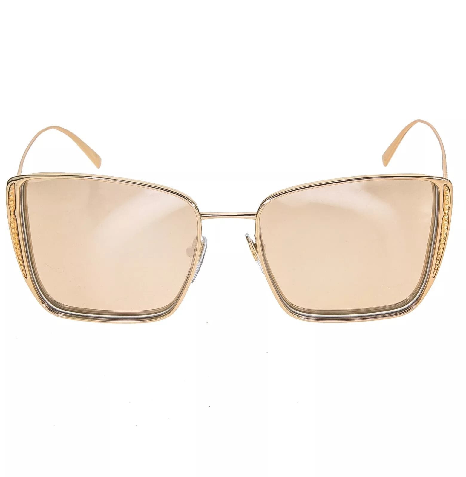 Bvlgari BVLGARI BV6176 Rose Gold Pink Mirrored Rectangle Metal 6176 Size ONE SIZE - 8 Thumbnail